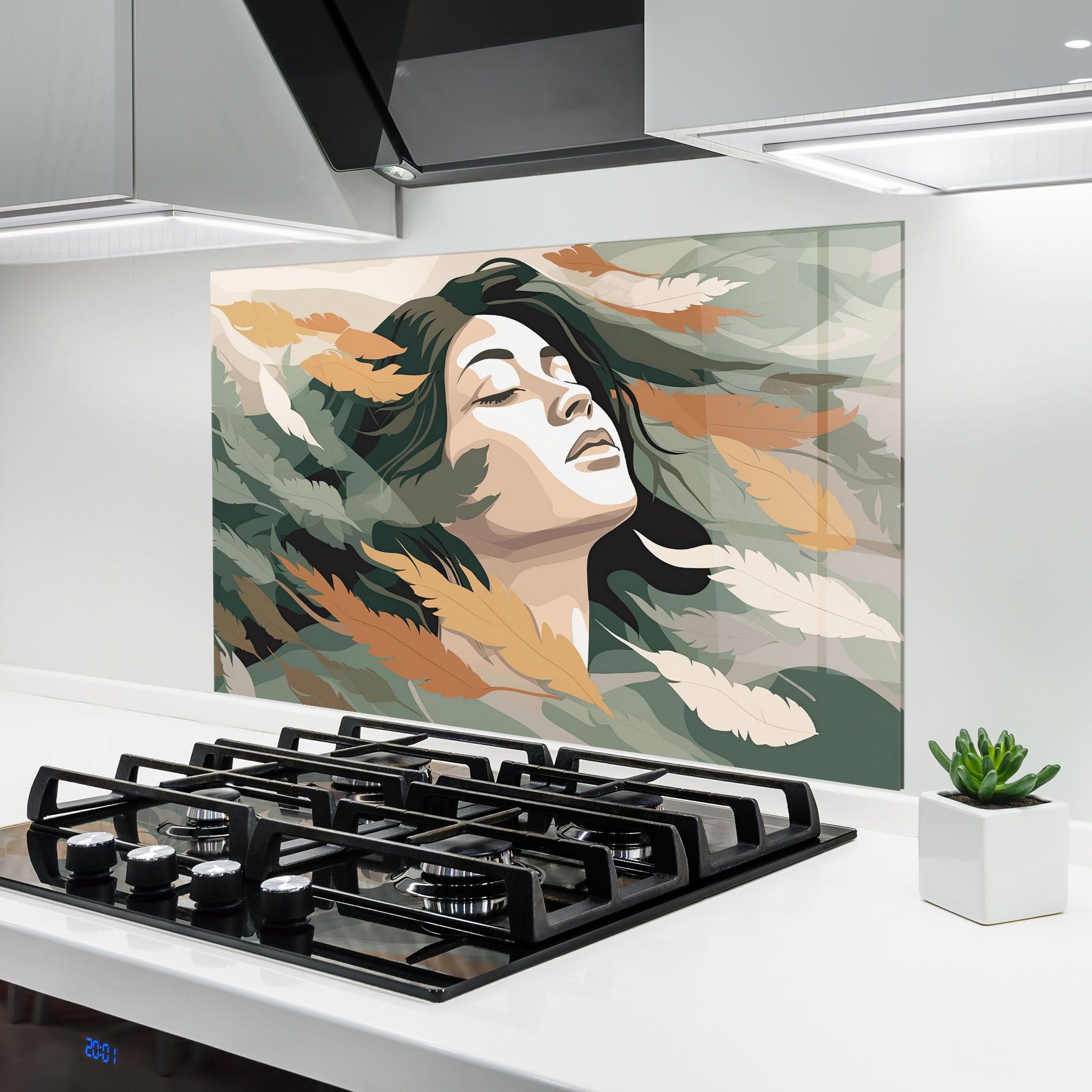 Dreamy Feather Female mockup 6