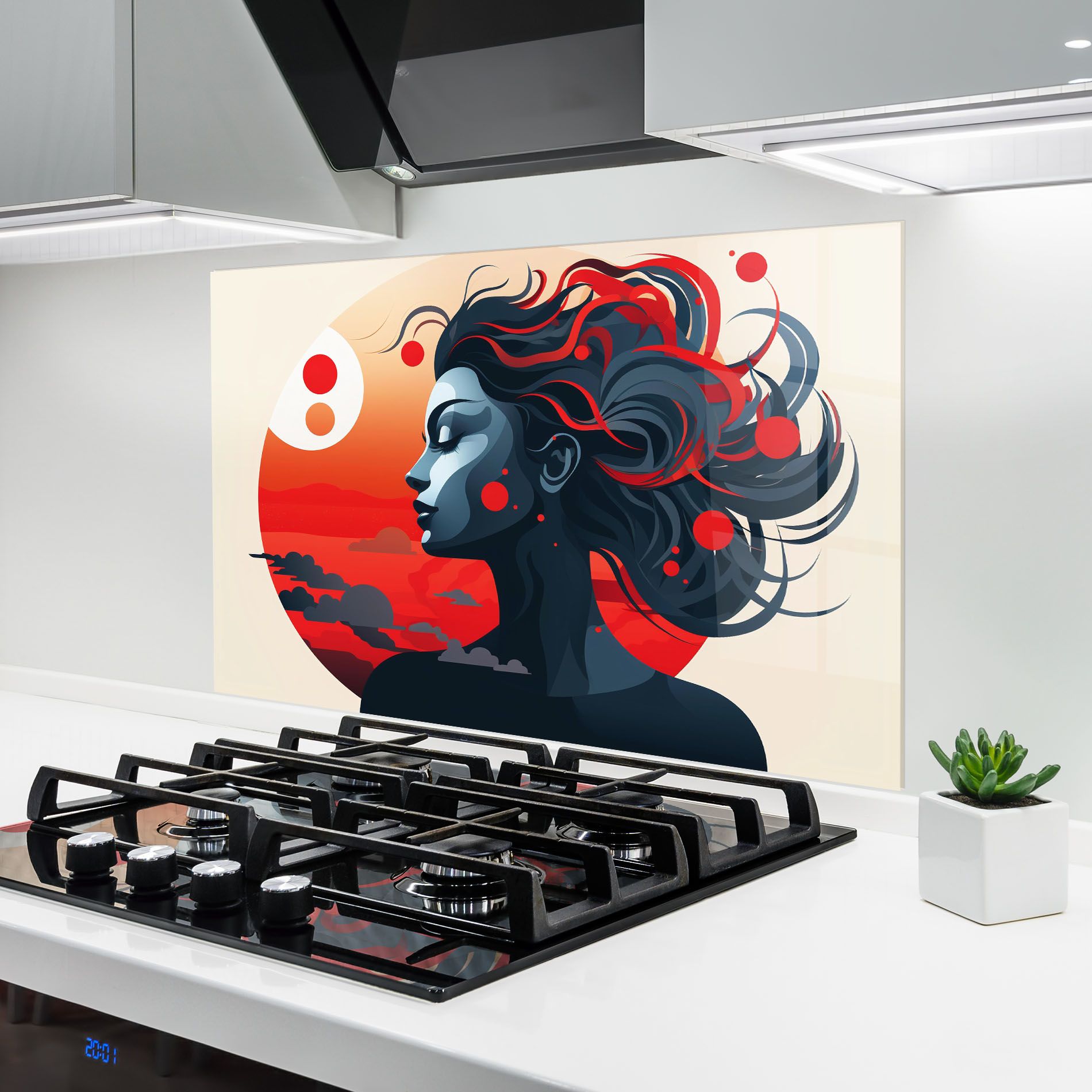 Simple Colored Girl mockup 6