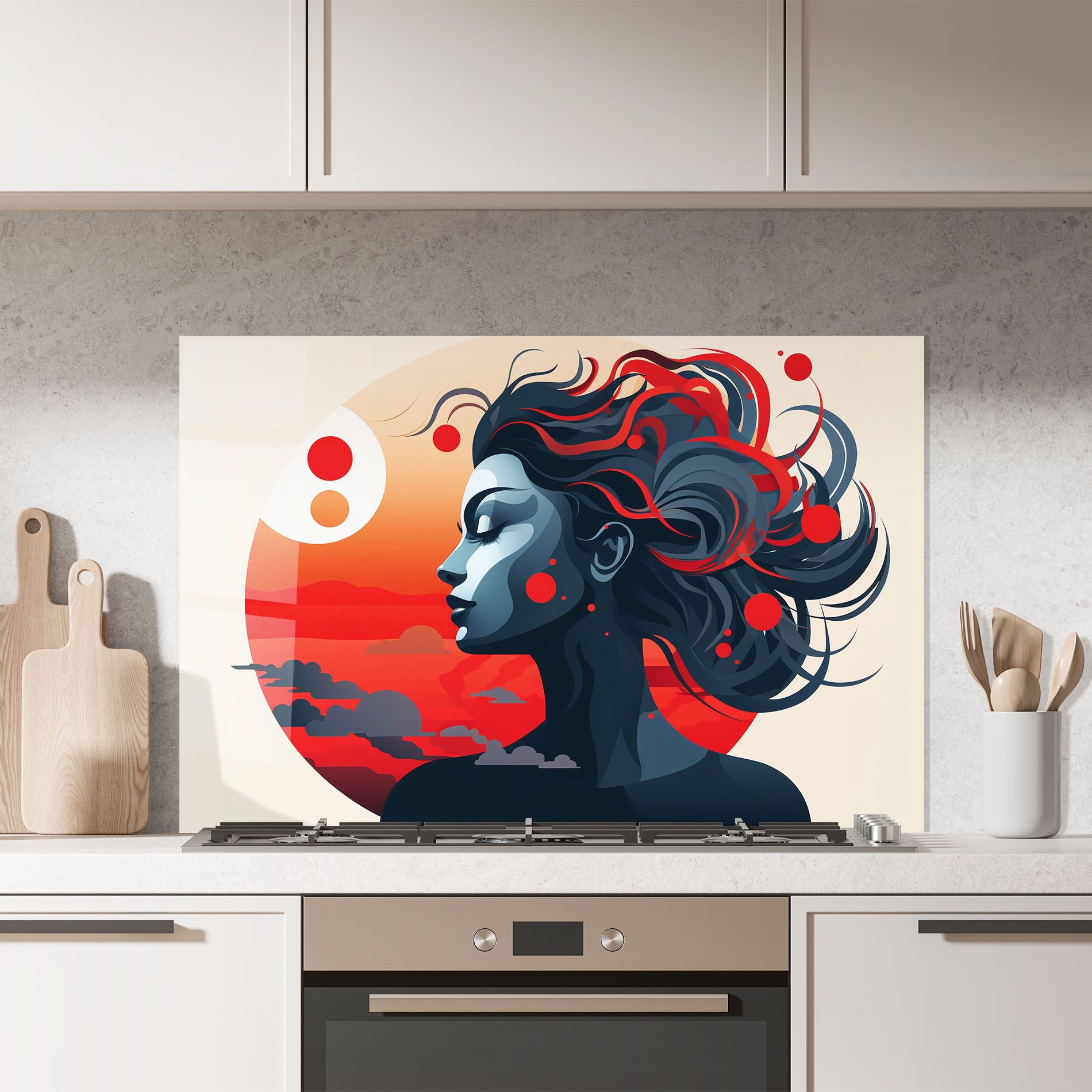 Simple Colored Girl mockup 7