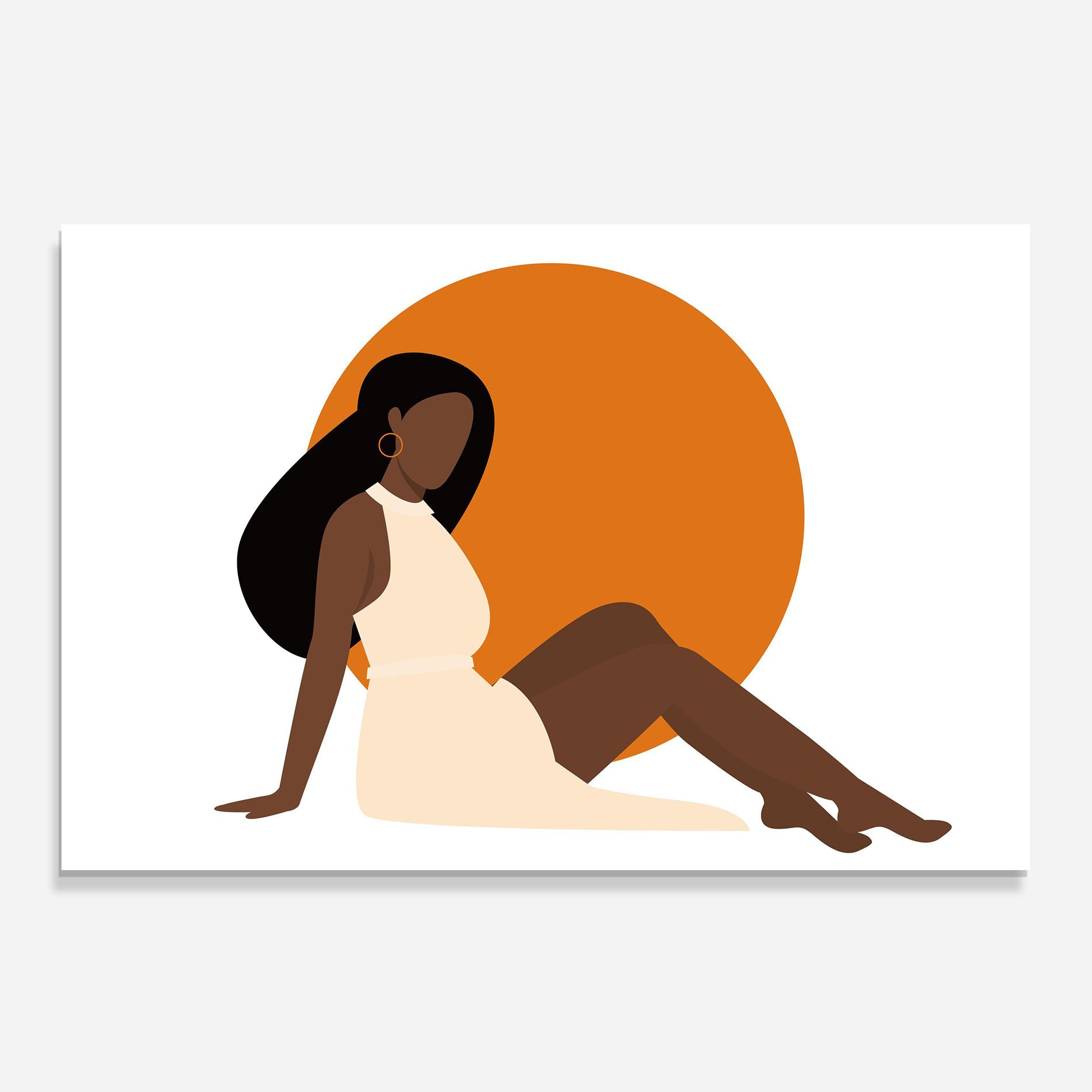 African Woman Dress mockup 0