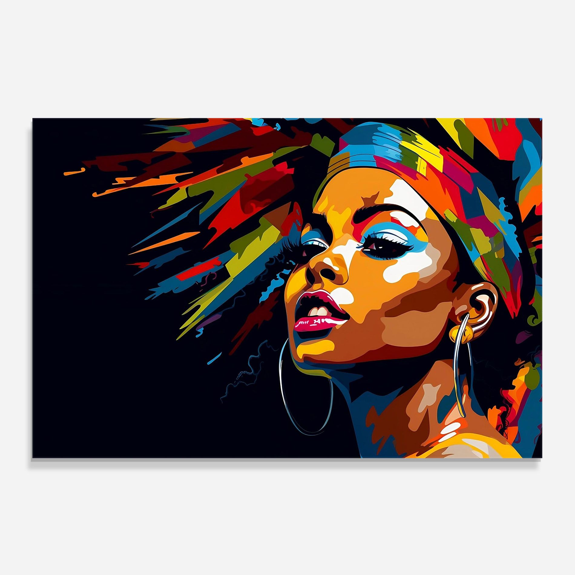 African Woman Portrait mockup 0
