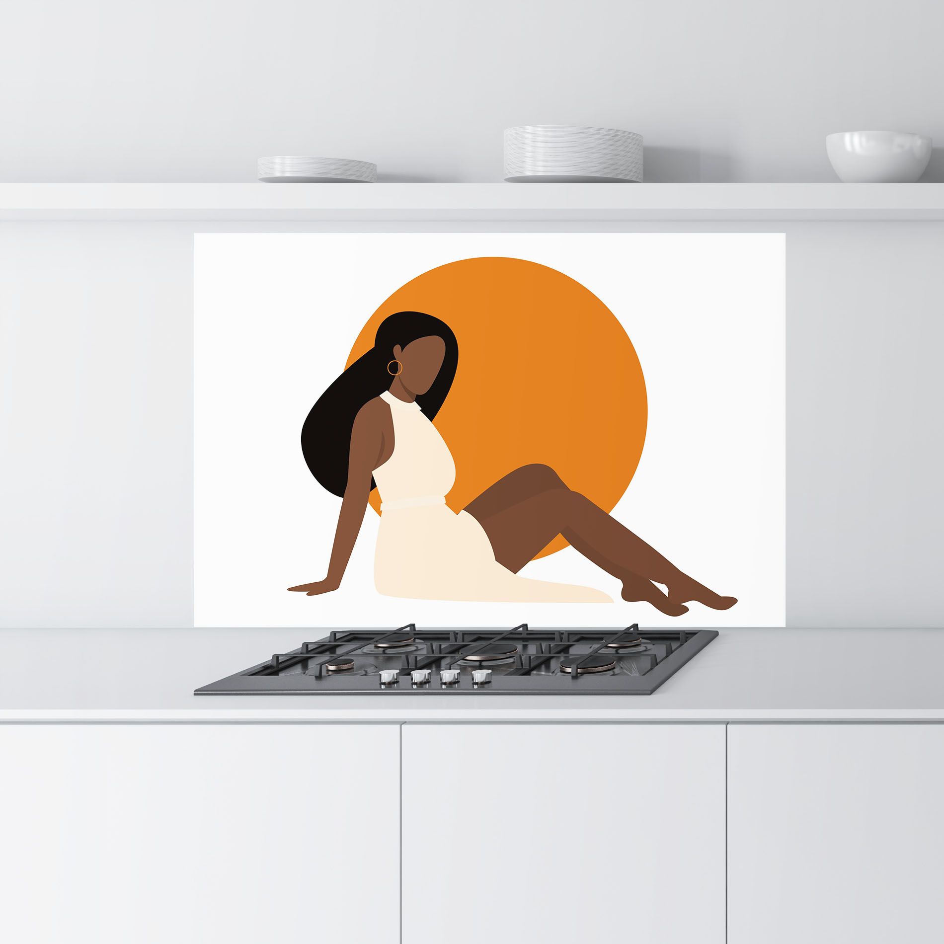 African Woman Dress mockup 9