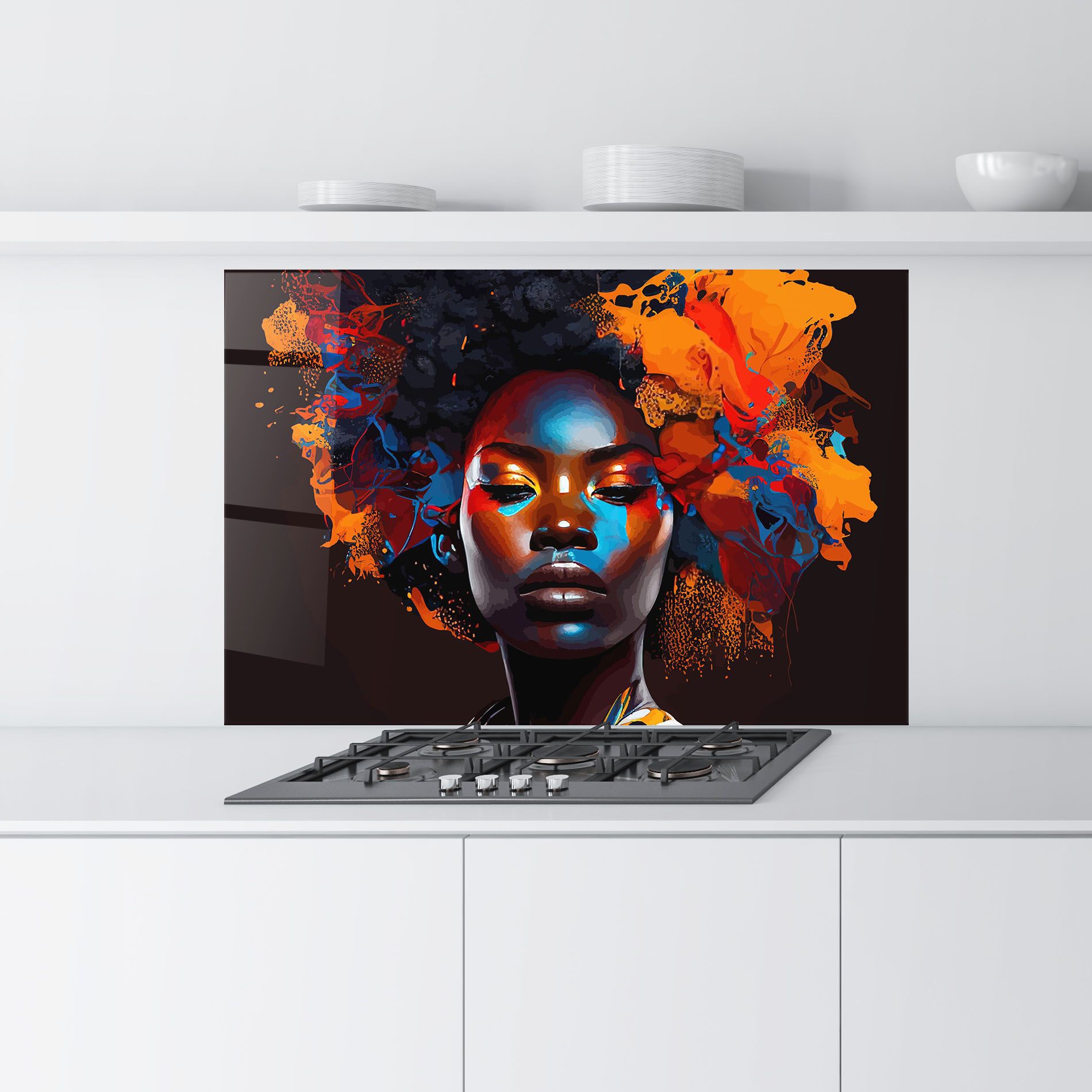 Africat Yellow Hair mockup 9