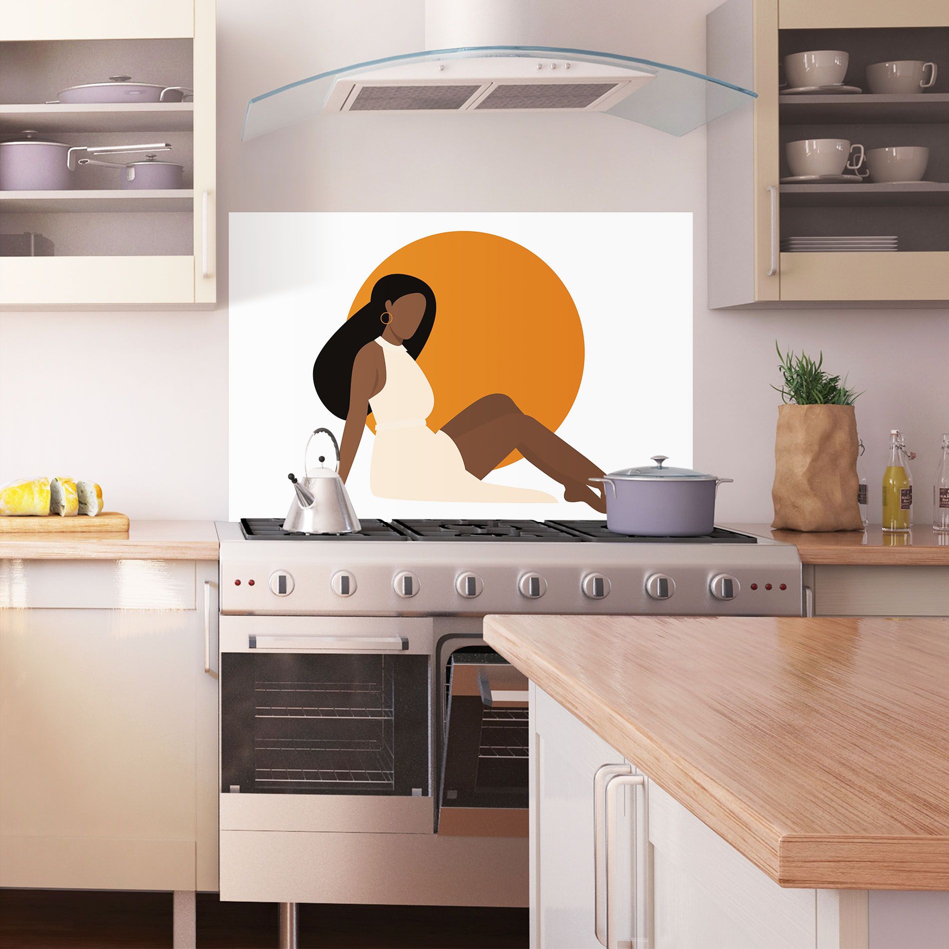 African Woman Dress mockup 1