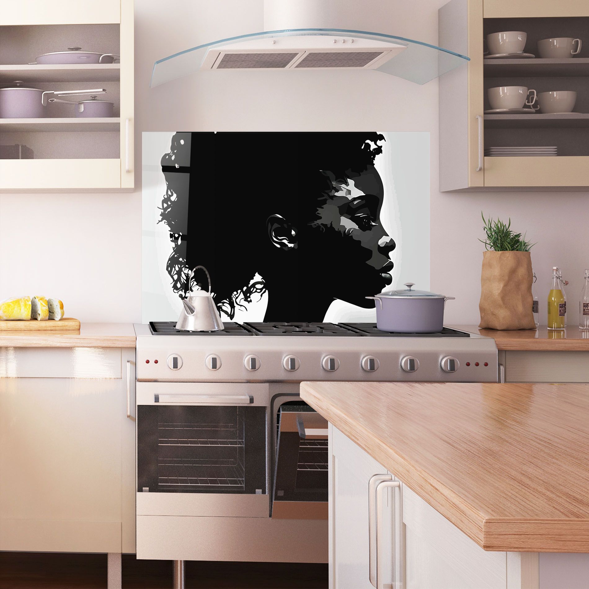 Black African Woman mockup 1