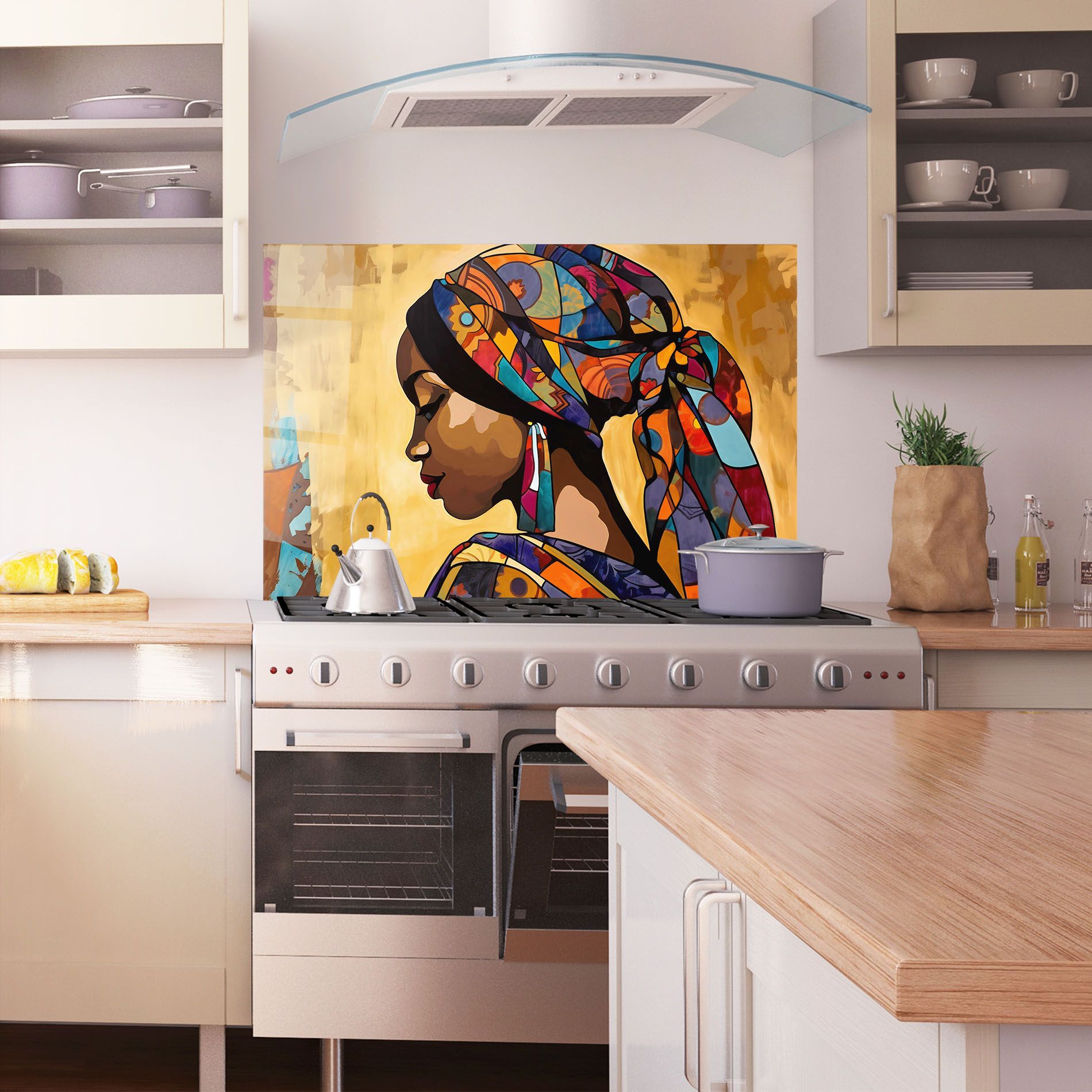 Headscarf Pretty Woman mockup 1