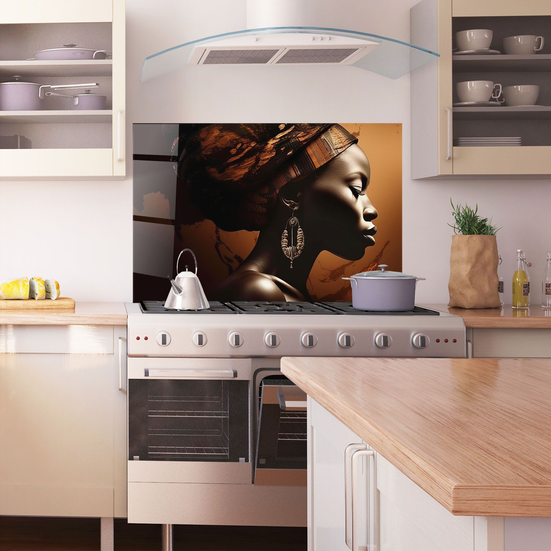 Interesting African Earrings mockup 1