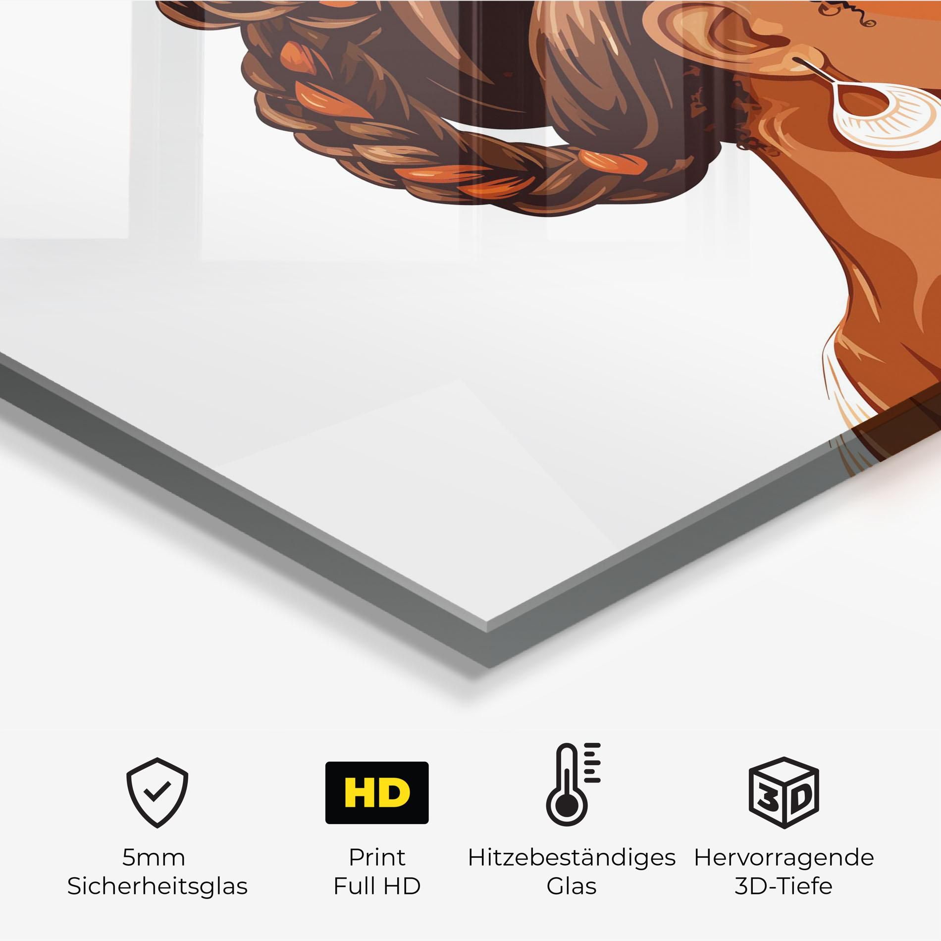 Pretty African Lady mockup 2