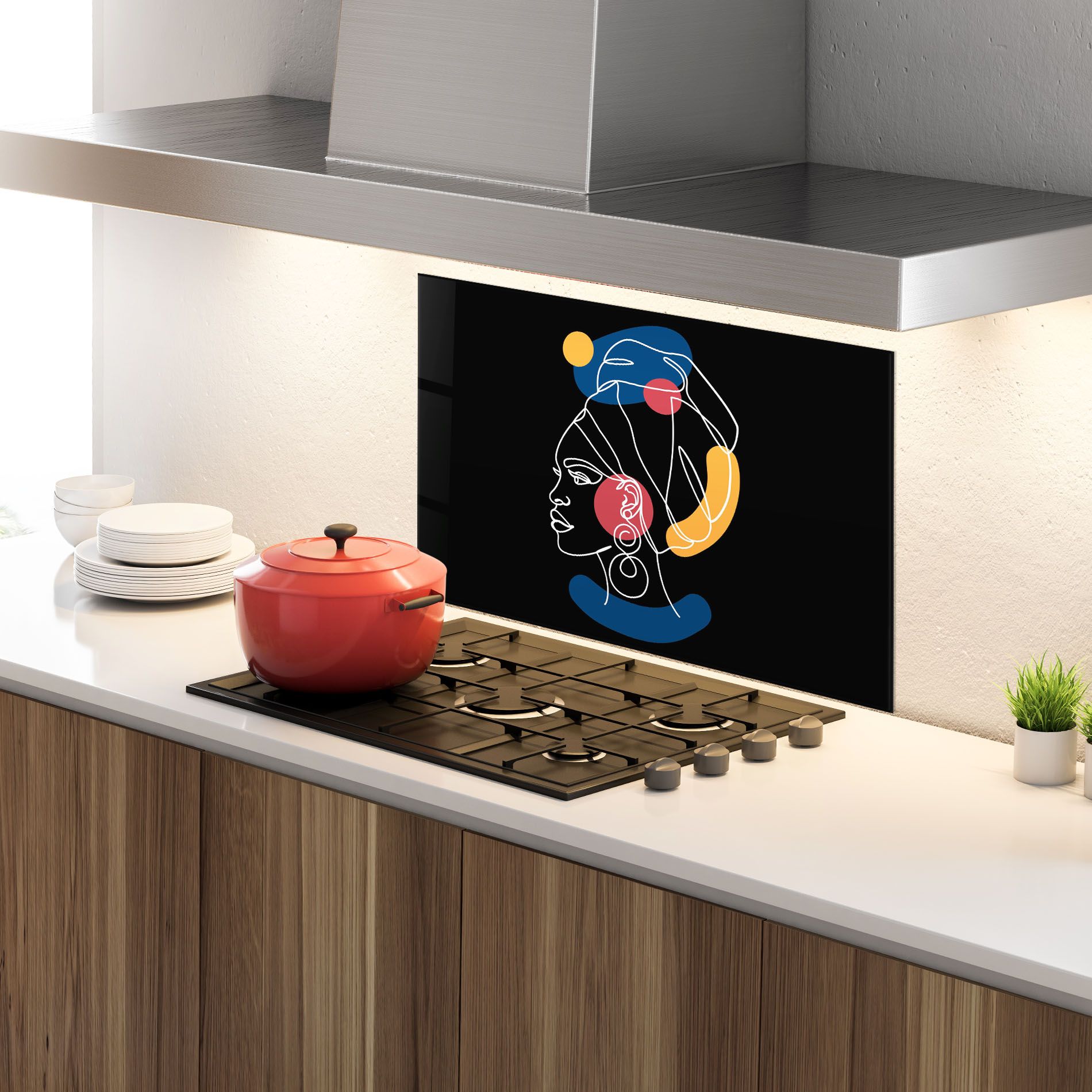 African Blue Yellow mockup 4