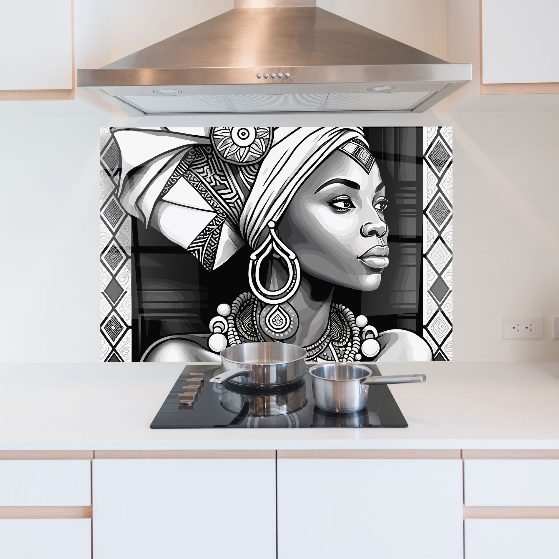 African Lady mockup 5