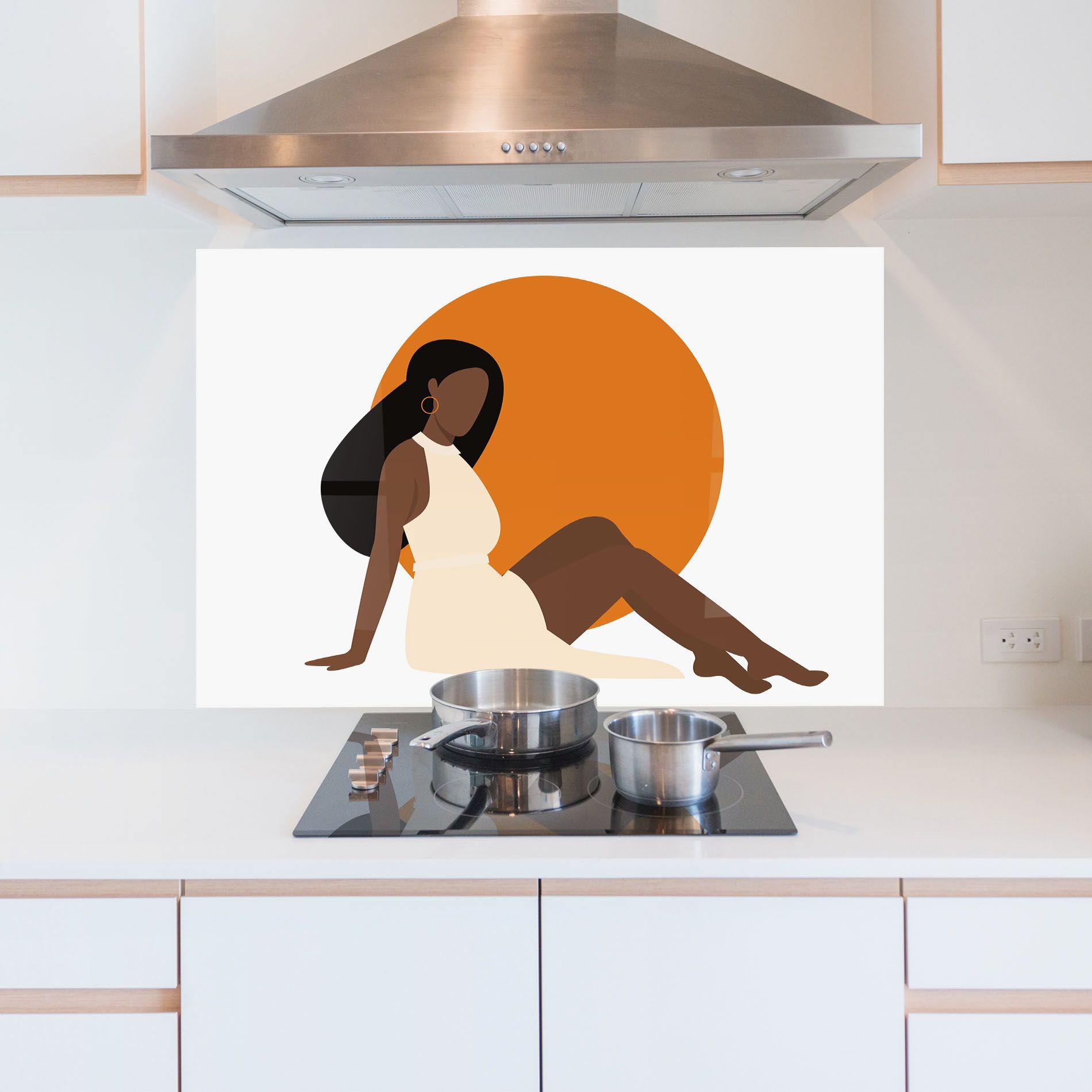 African Woman Dress mockup 5