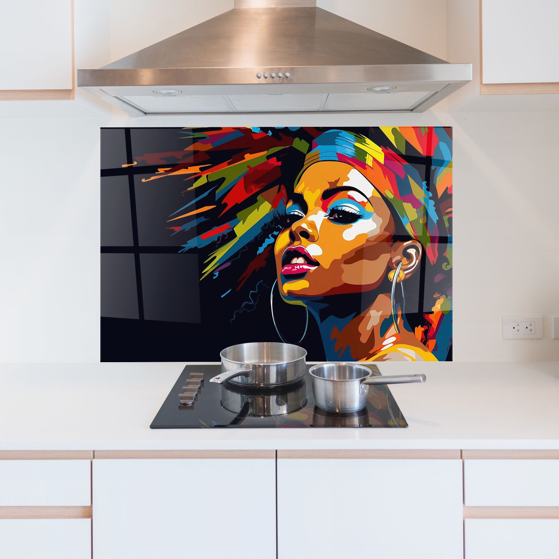 African Woman Portrait mockup 5