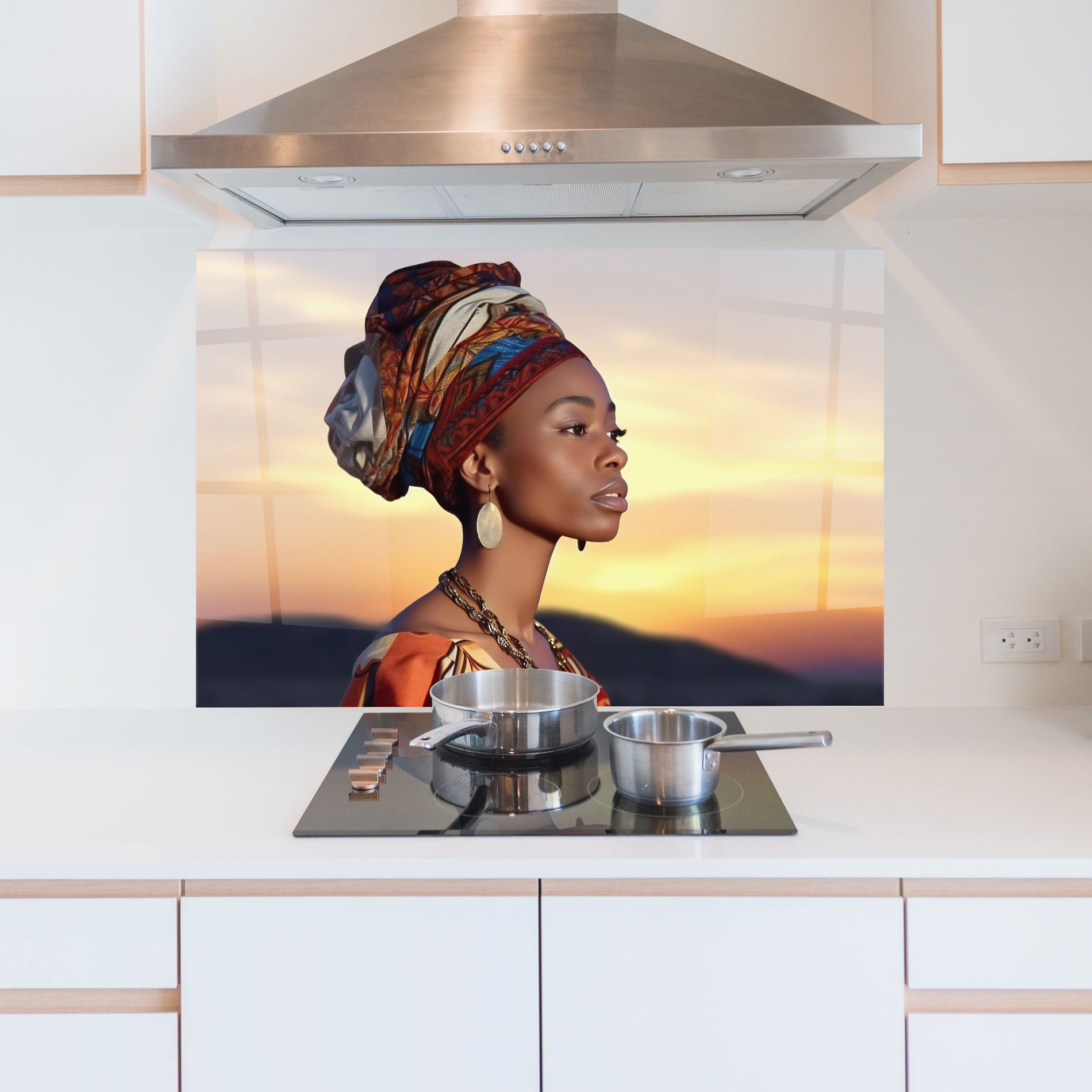 Beautiful African Sunset mockup 5