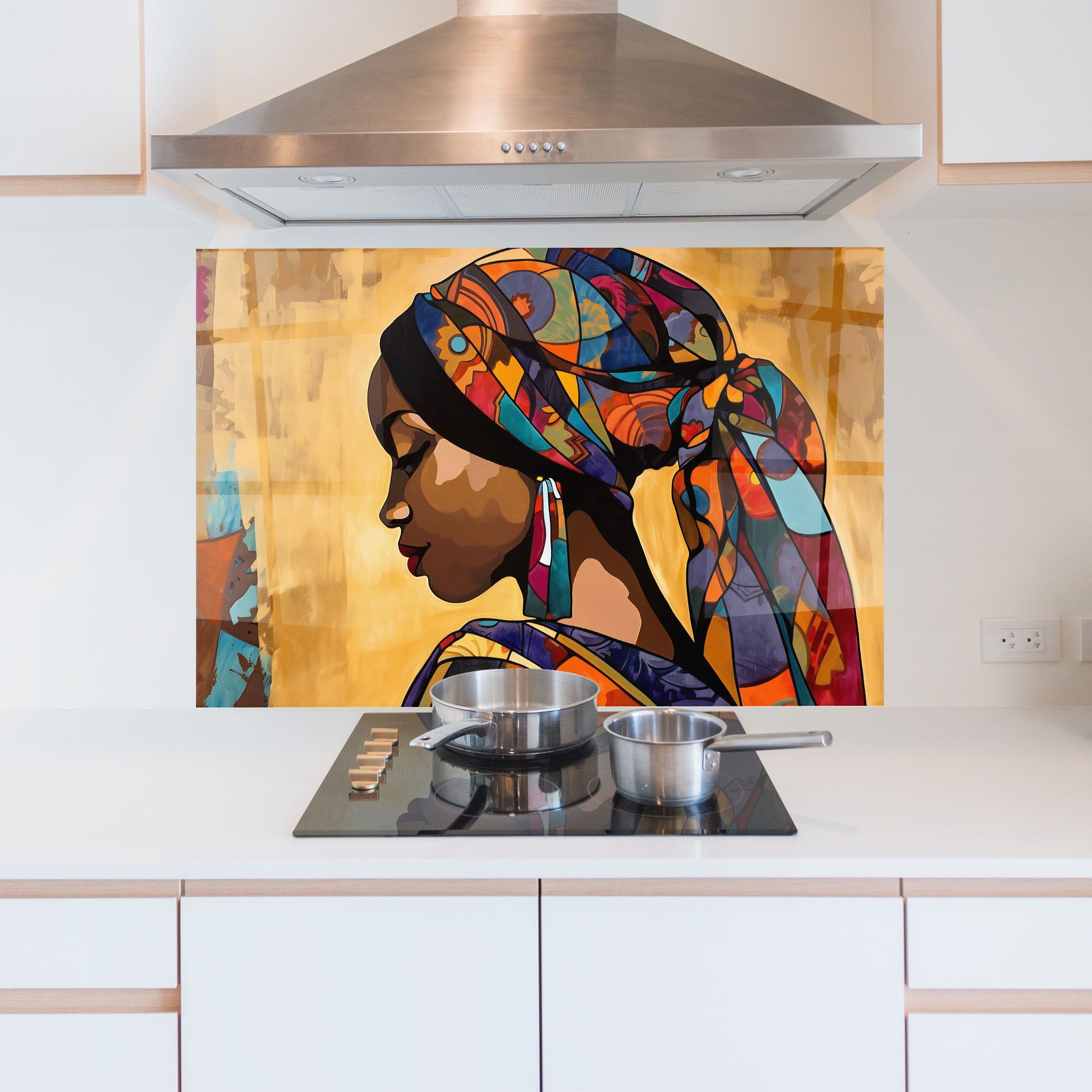 Headscarf Pretty Woman mockup 5