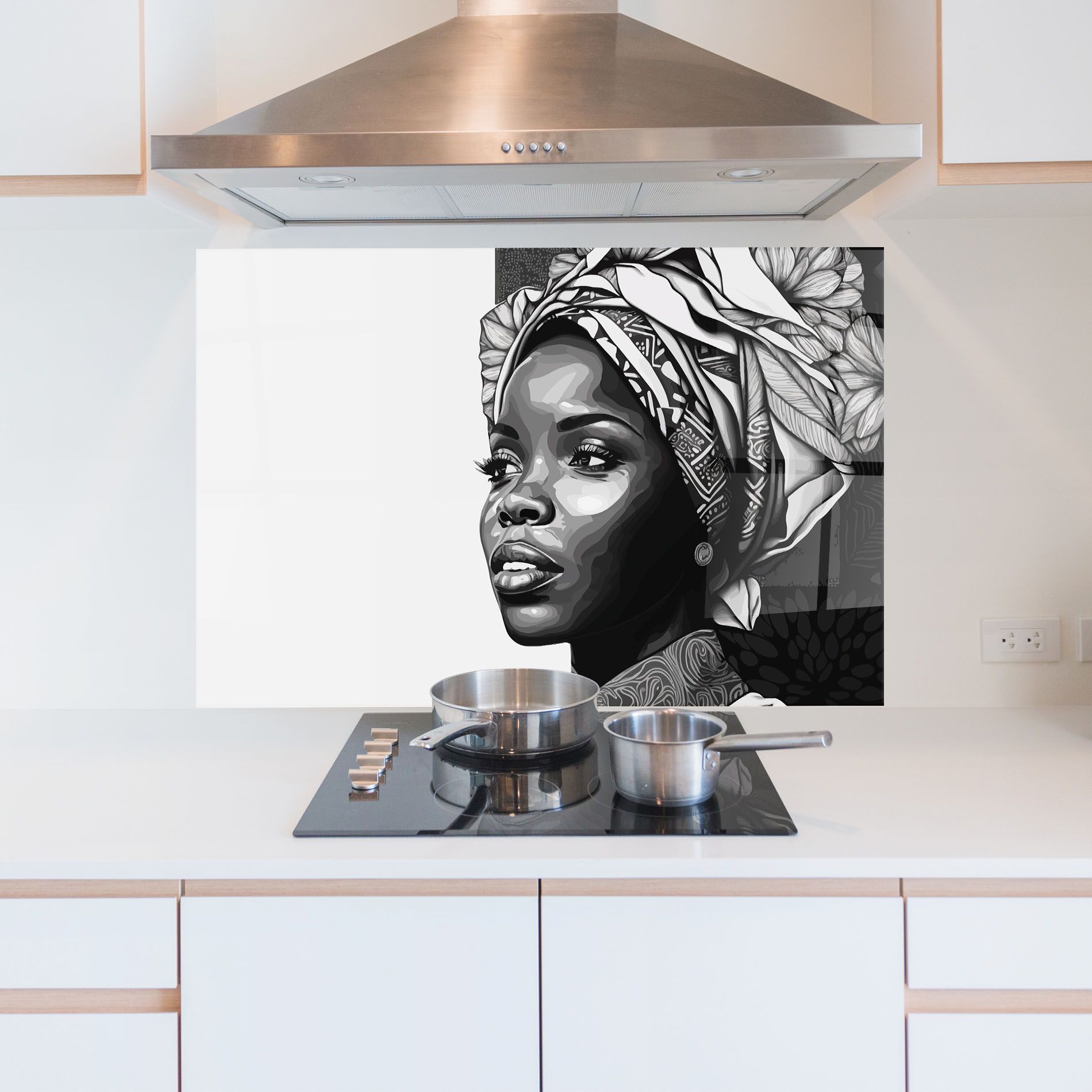 Pretty African Woman mockup 5