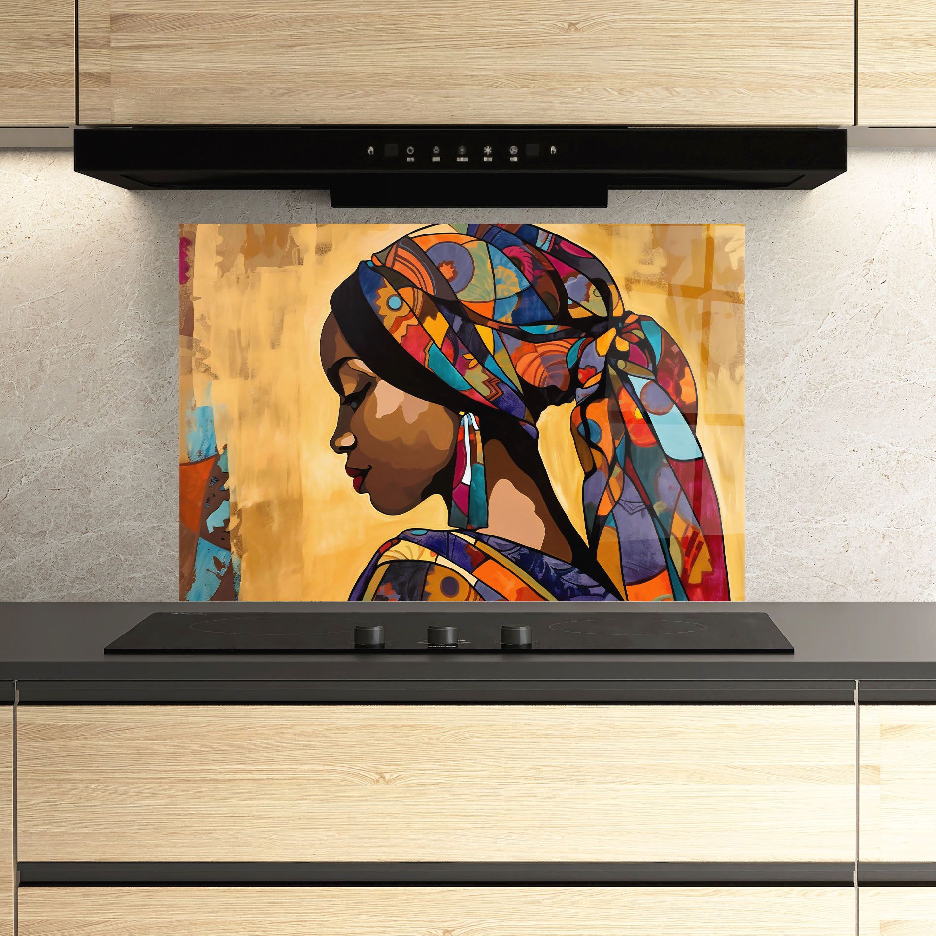 Headscarf Pretty Woman mockup 3