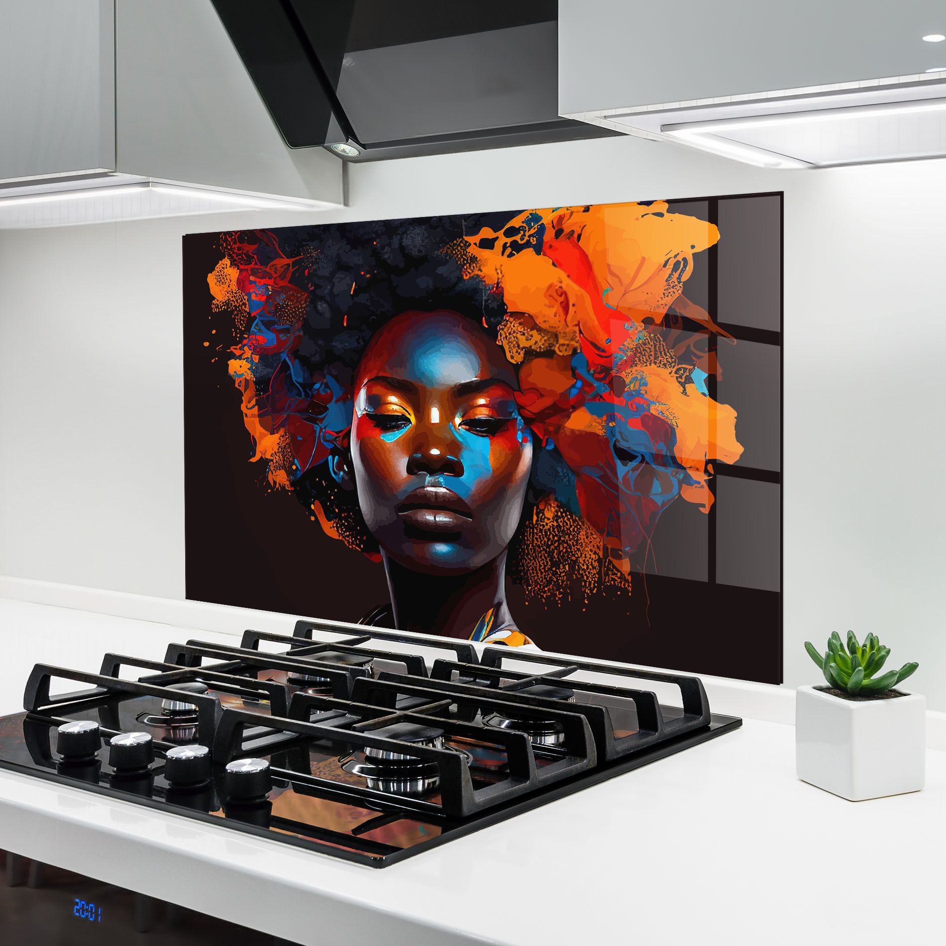 Africat Yellow Hair mockup 6