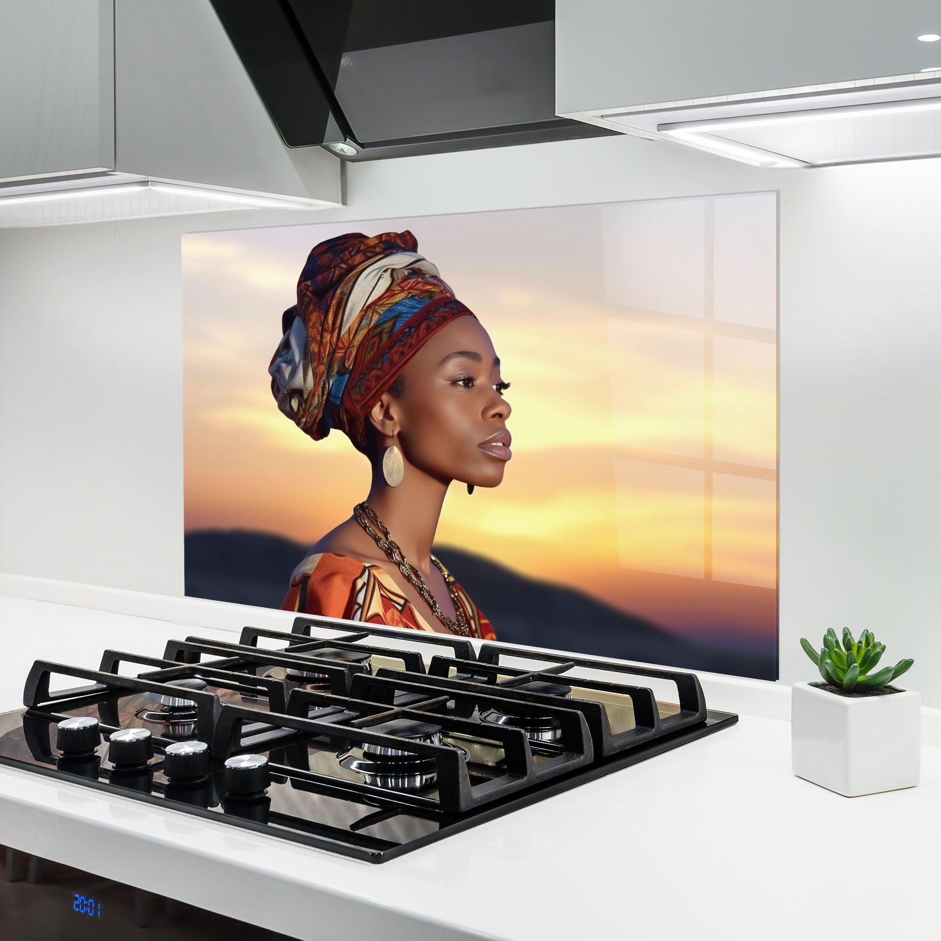 Beautiful African Sunset mockup 6