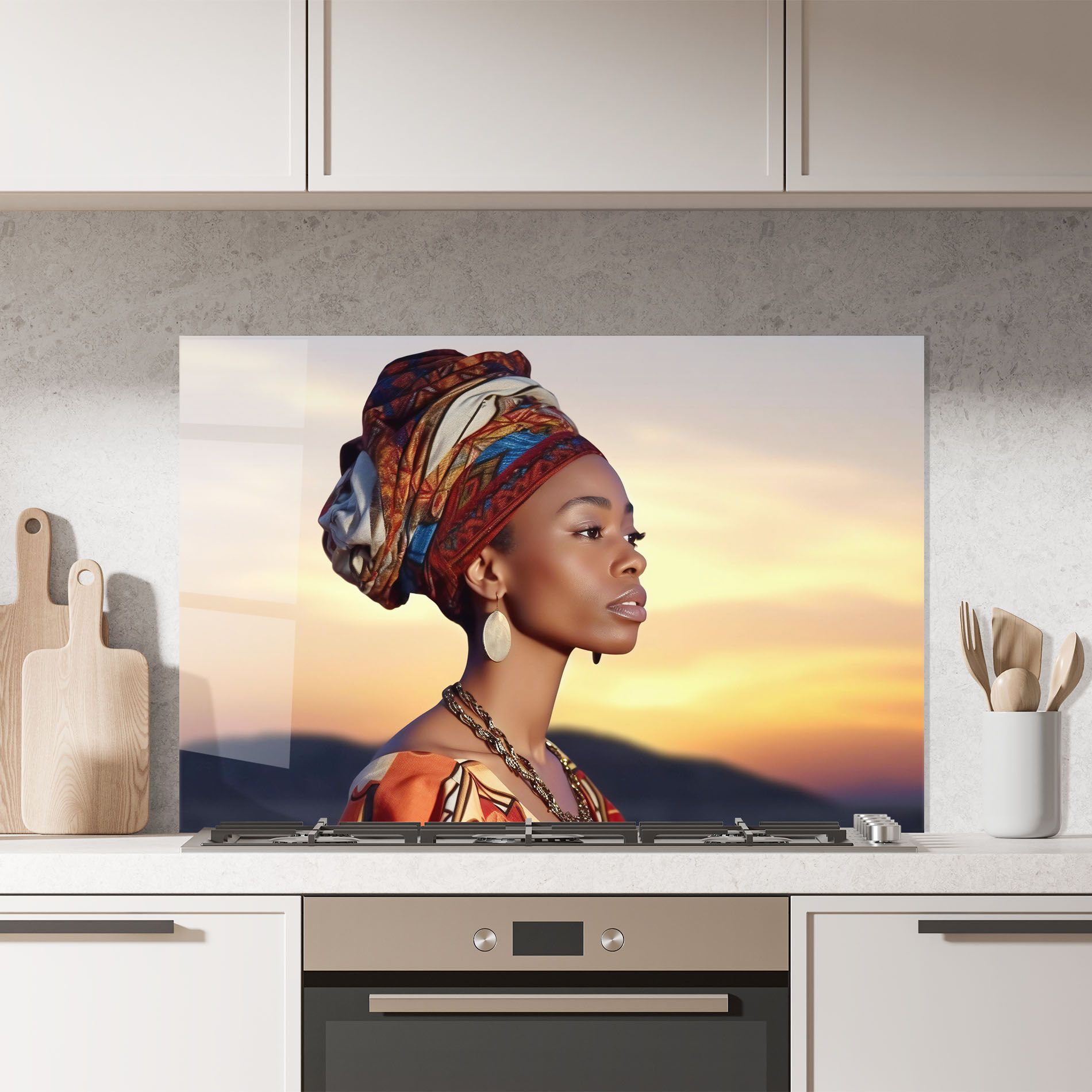 Beautiful African Sunset mockup 7