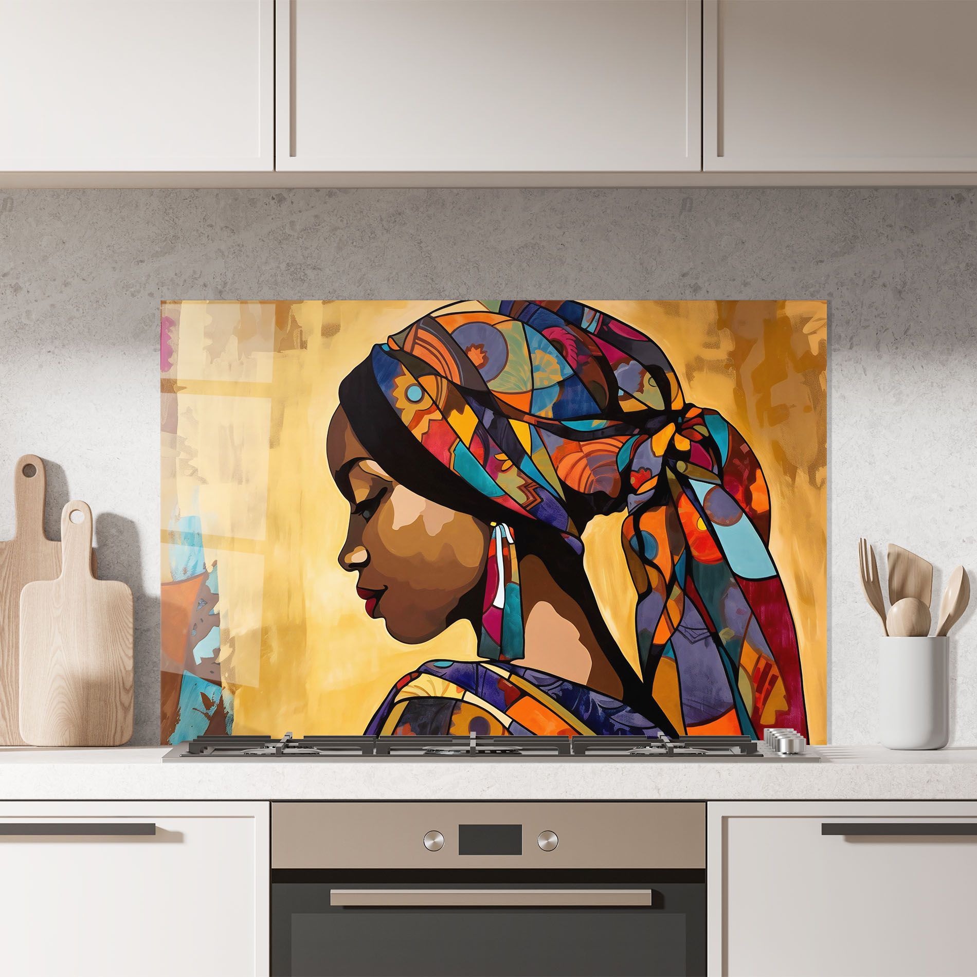 Headscarf Pretty Woman mockup 7