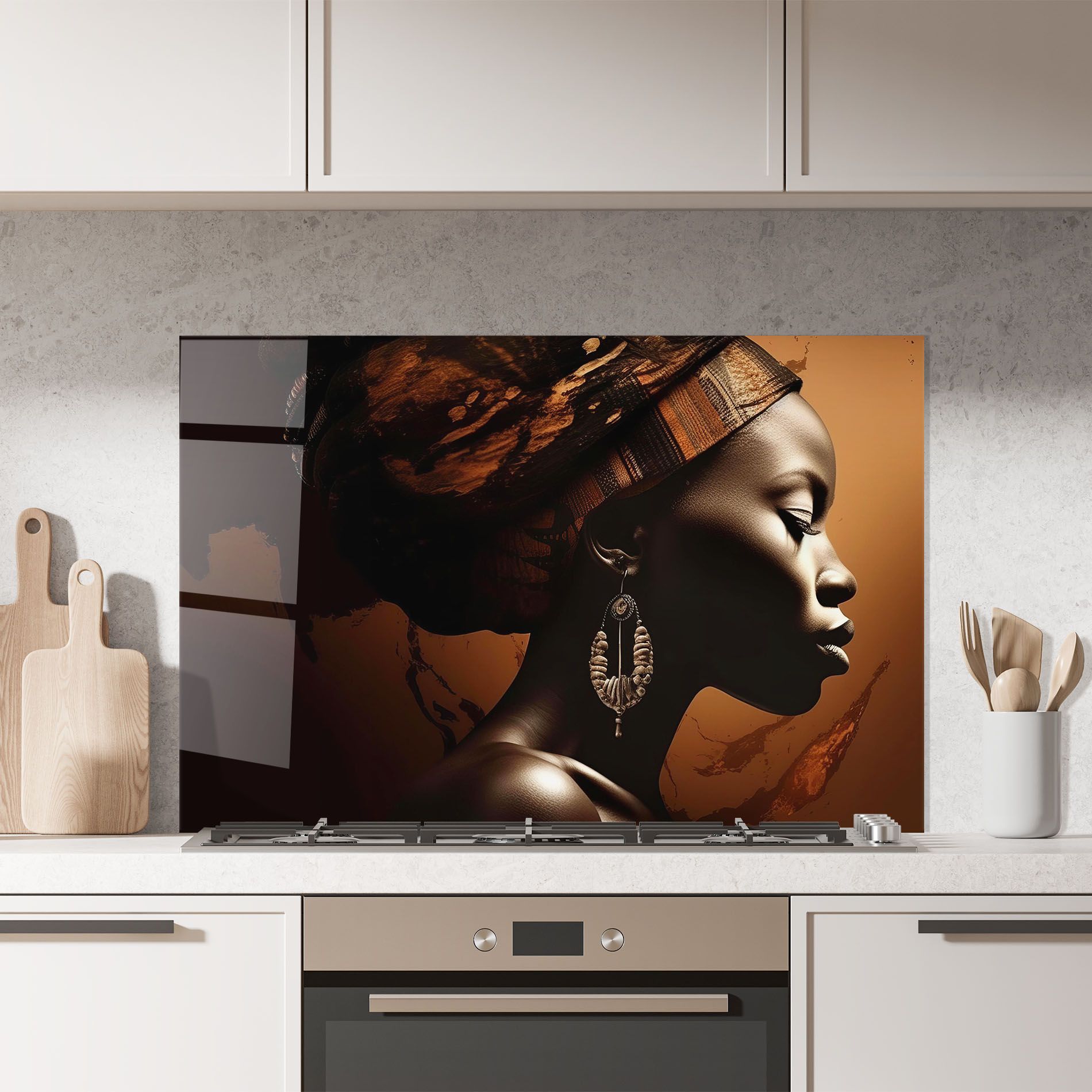 Interesting African Earrings mockup 7