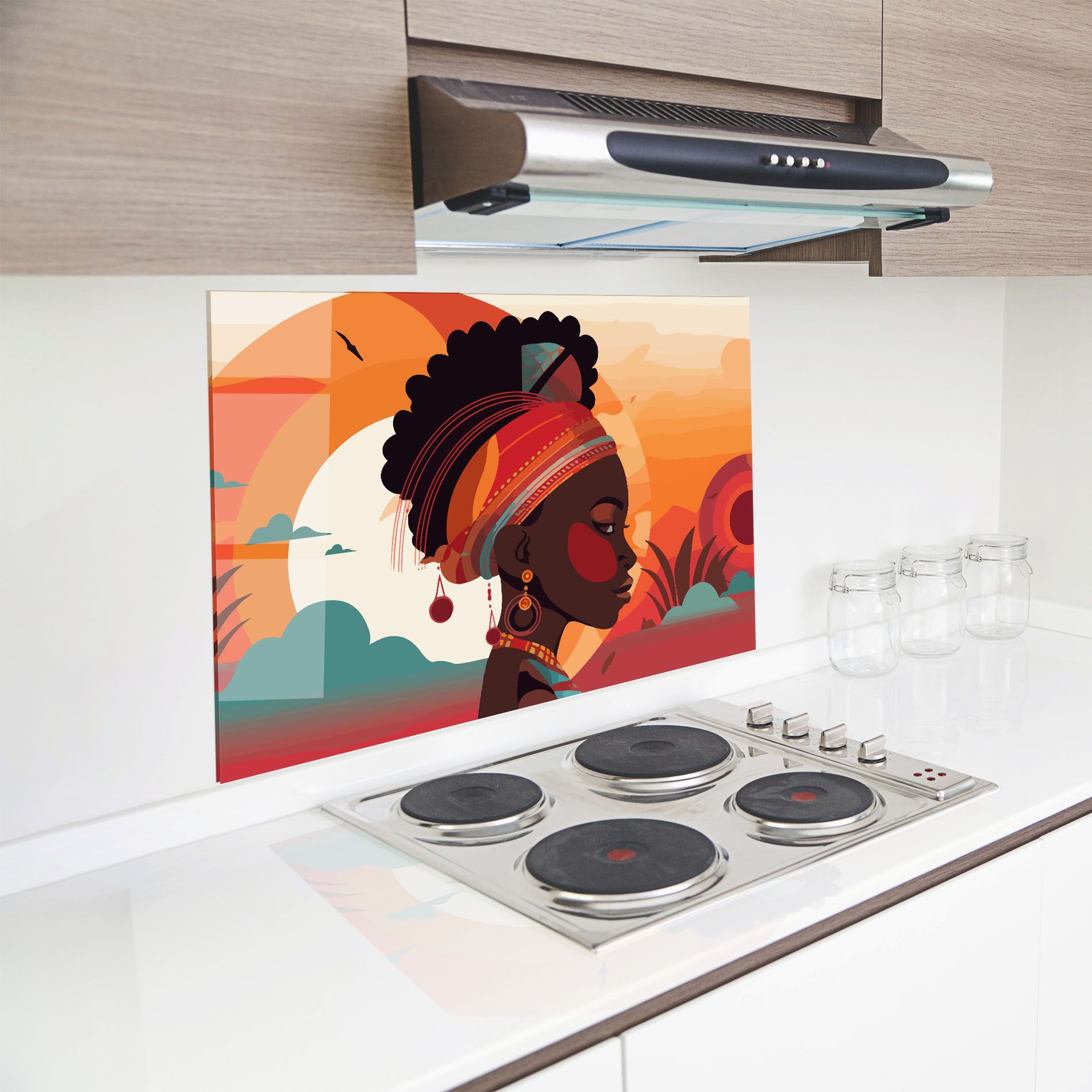 African Lady Art mockup 8