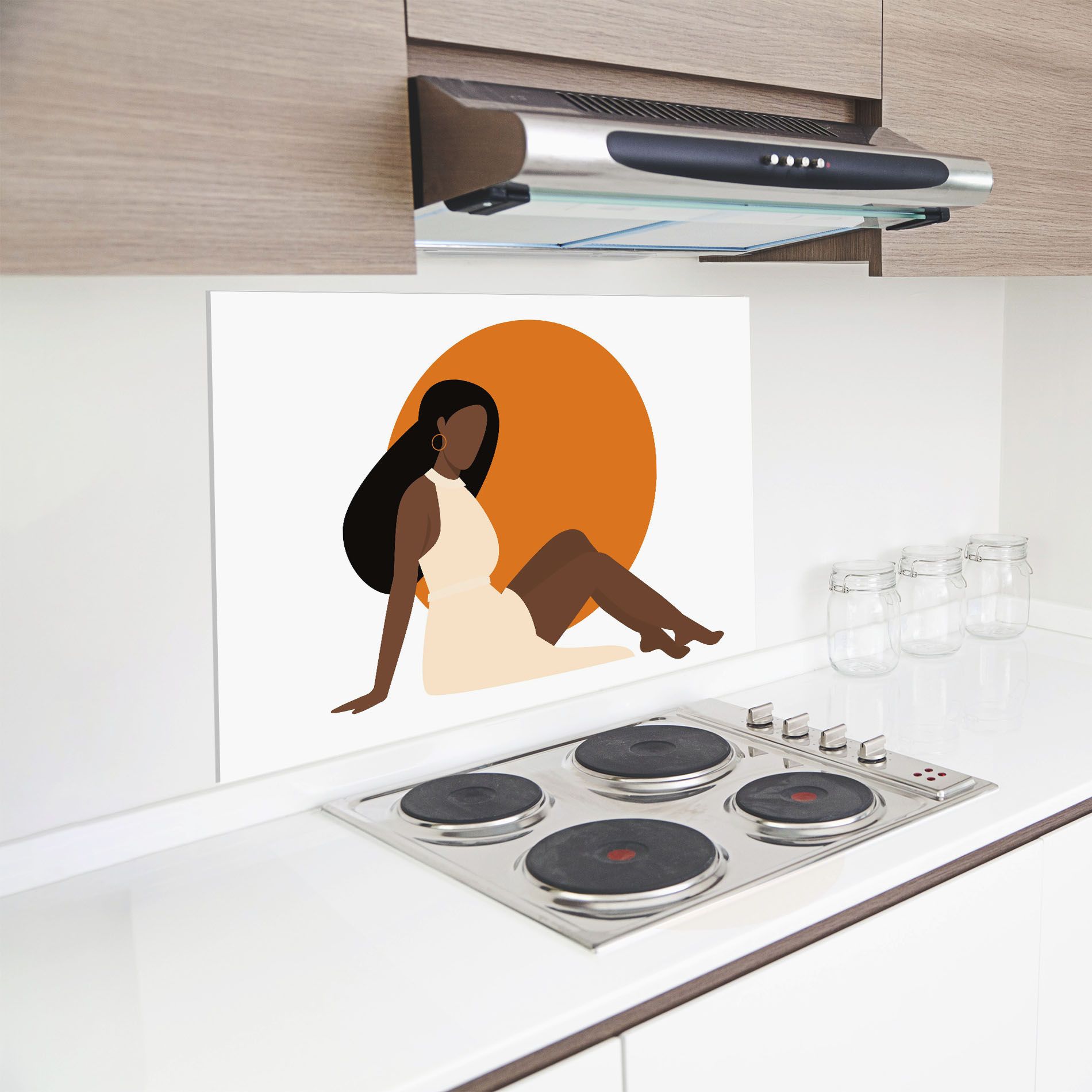 African Woman Dress mockup 8