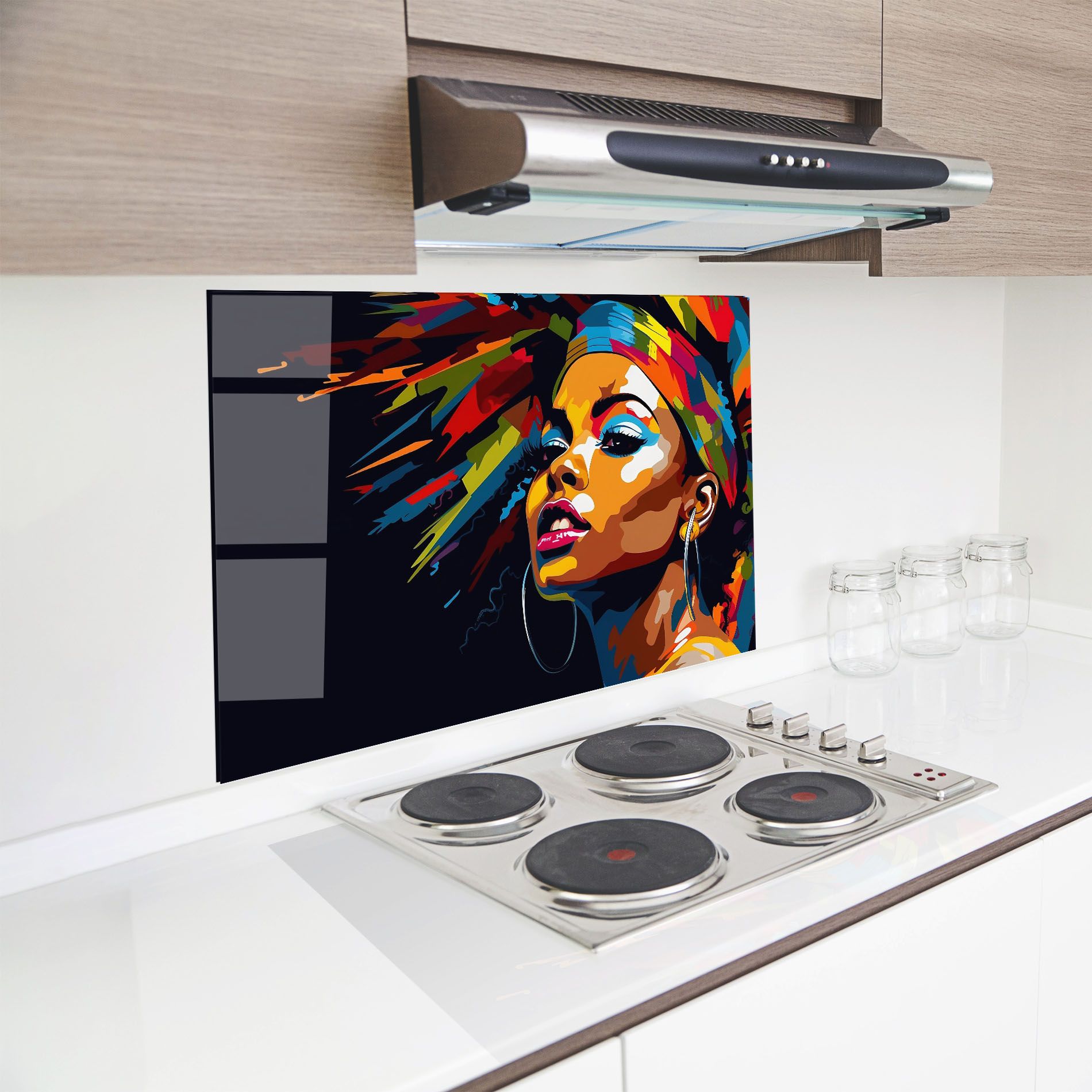 African Woman Portrait mockup 8