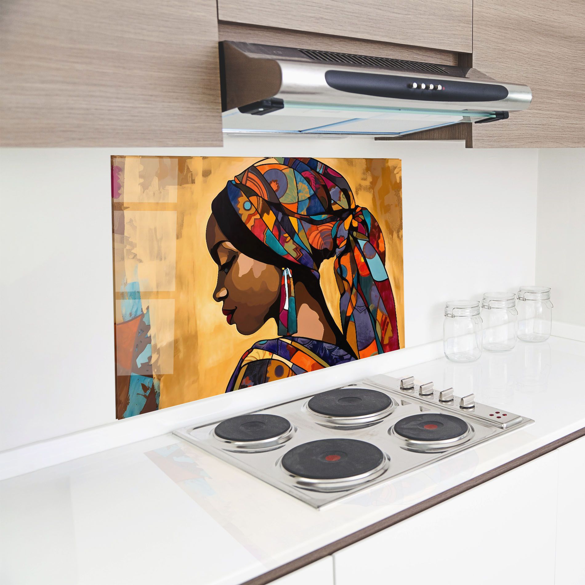 Headscarf Pretty Woman mockup 8