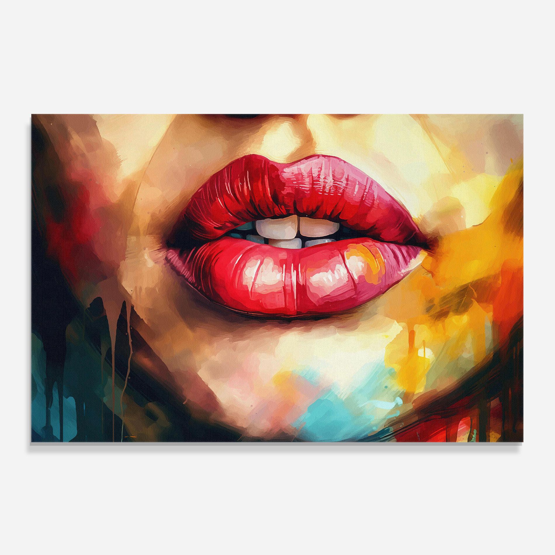 Painting Texture Lips mockup 0