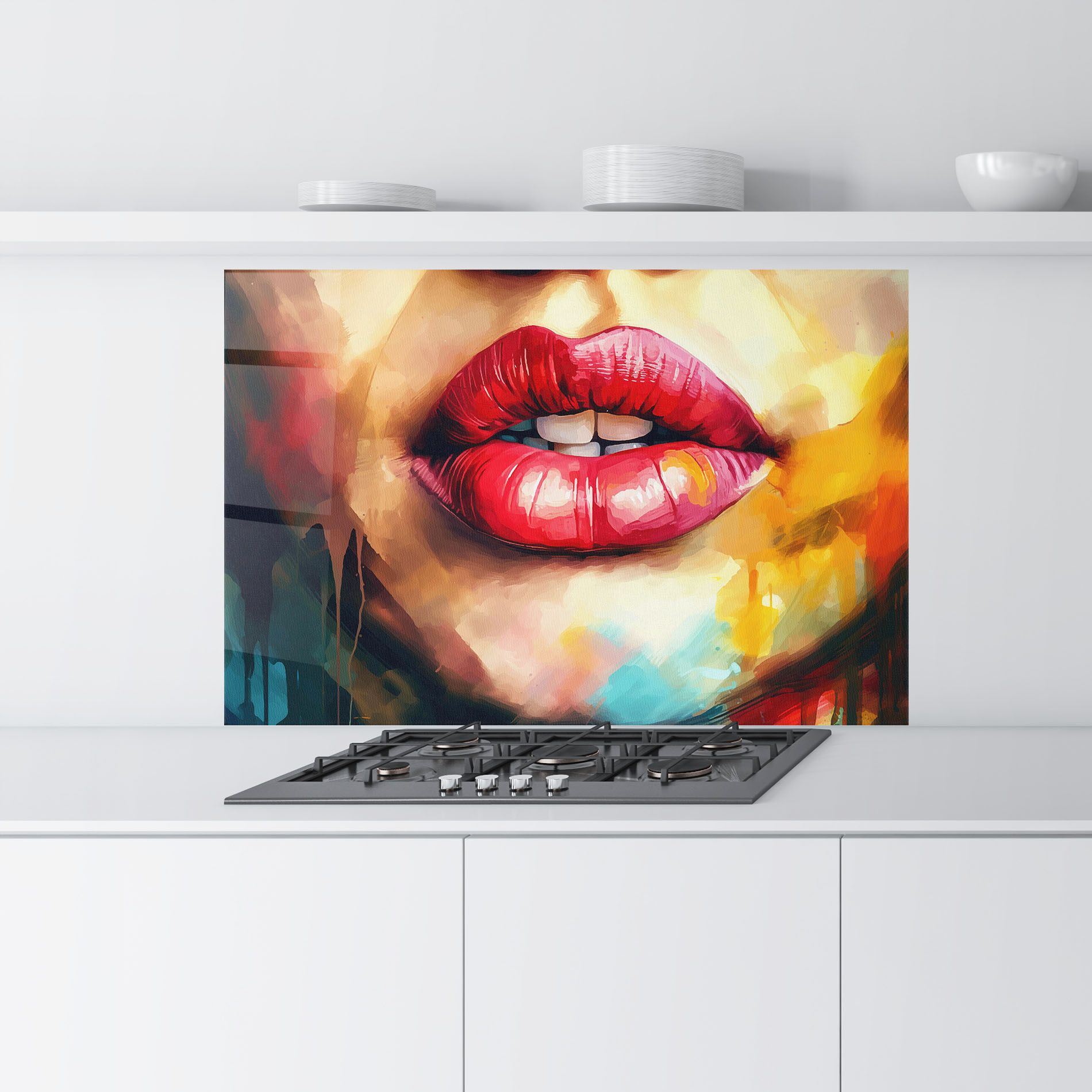 Painting Texture Lips mockup 9