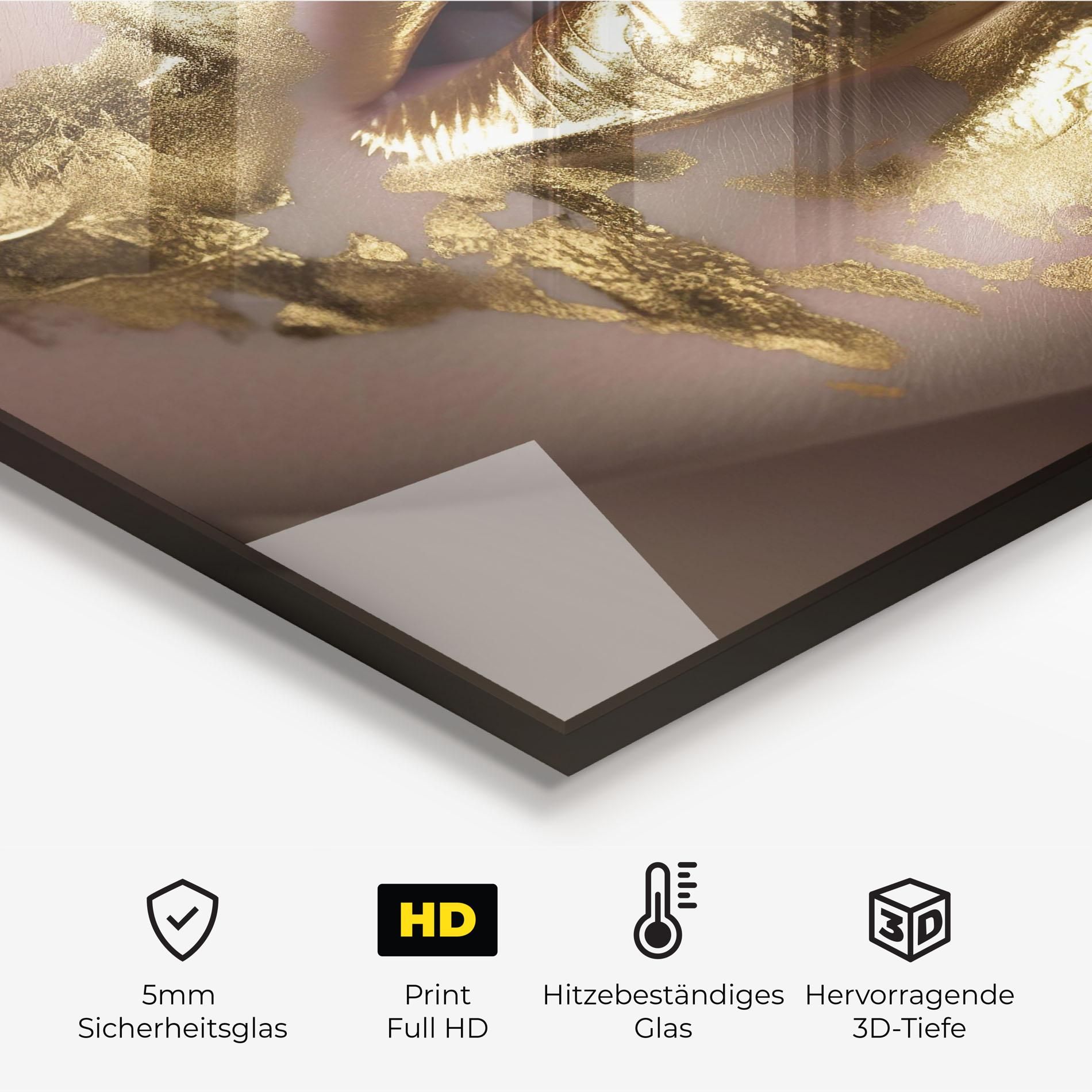 Gold Open Lips mockup 2