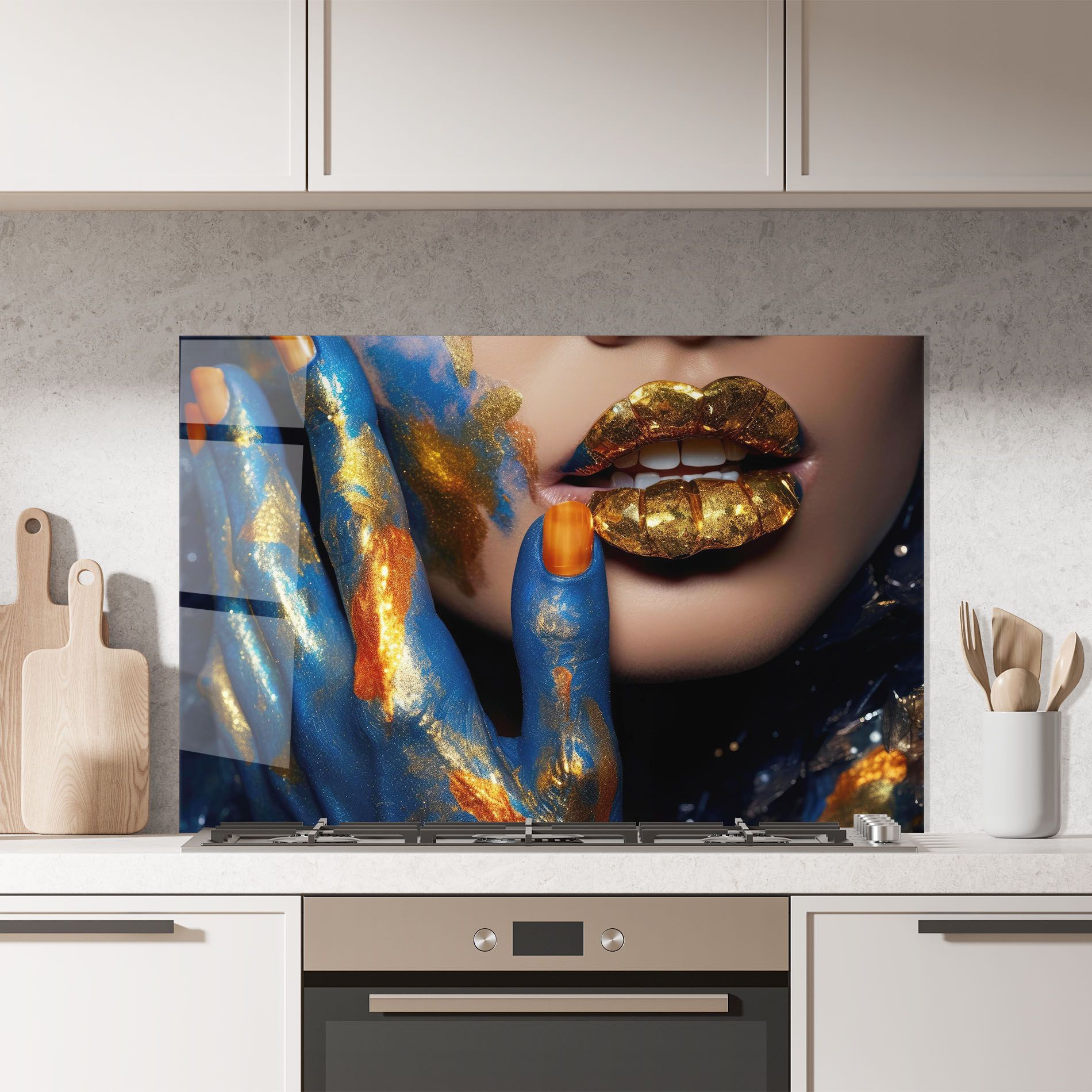 Blue Hand Lips mockup 7