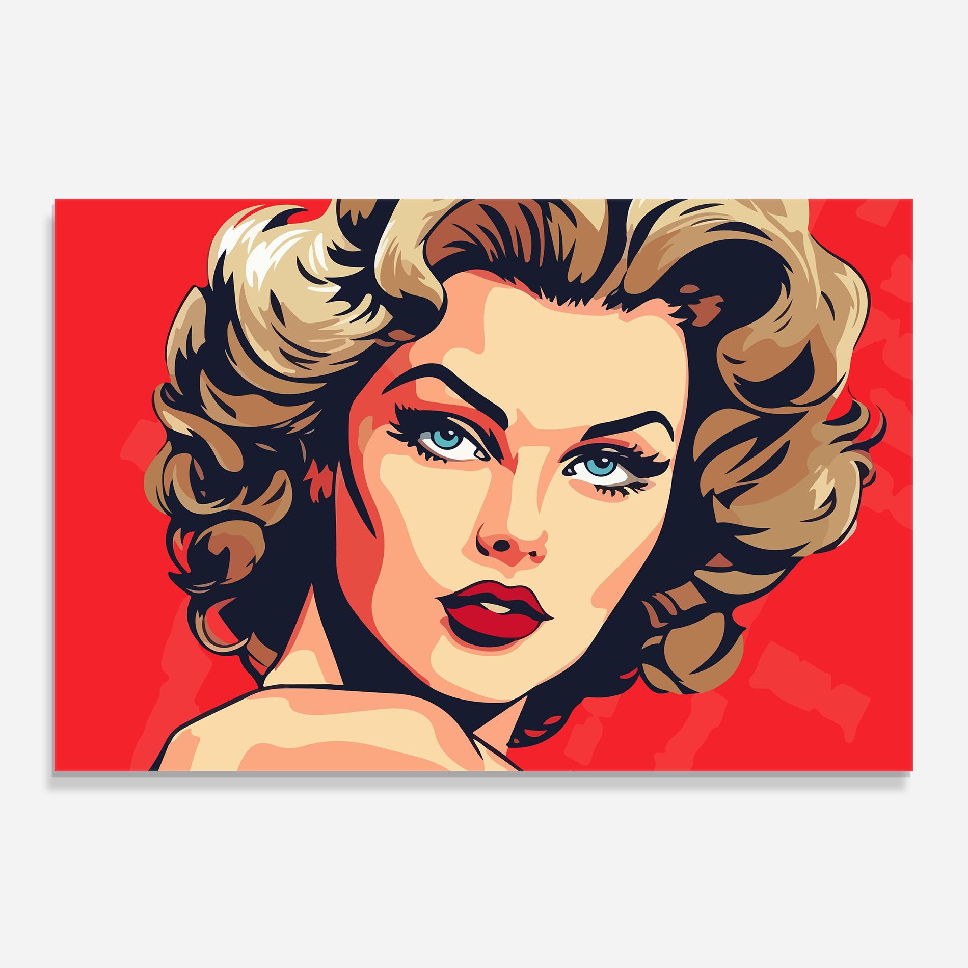 Blue Eyes Portrait mockup 0