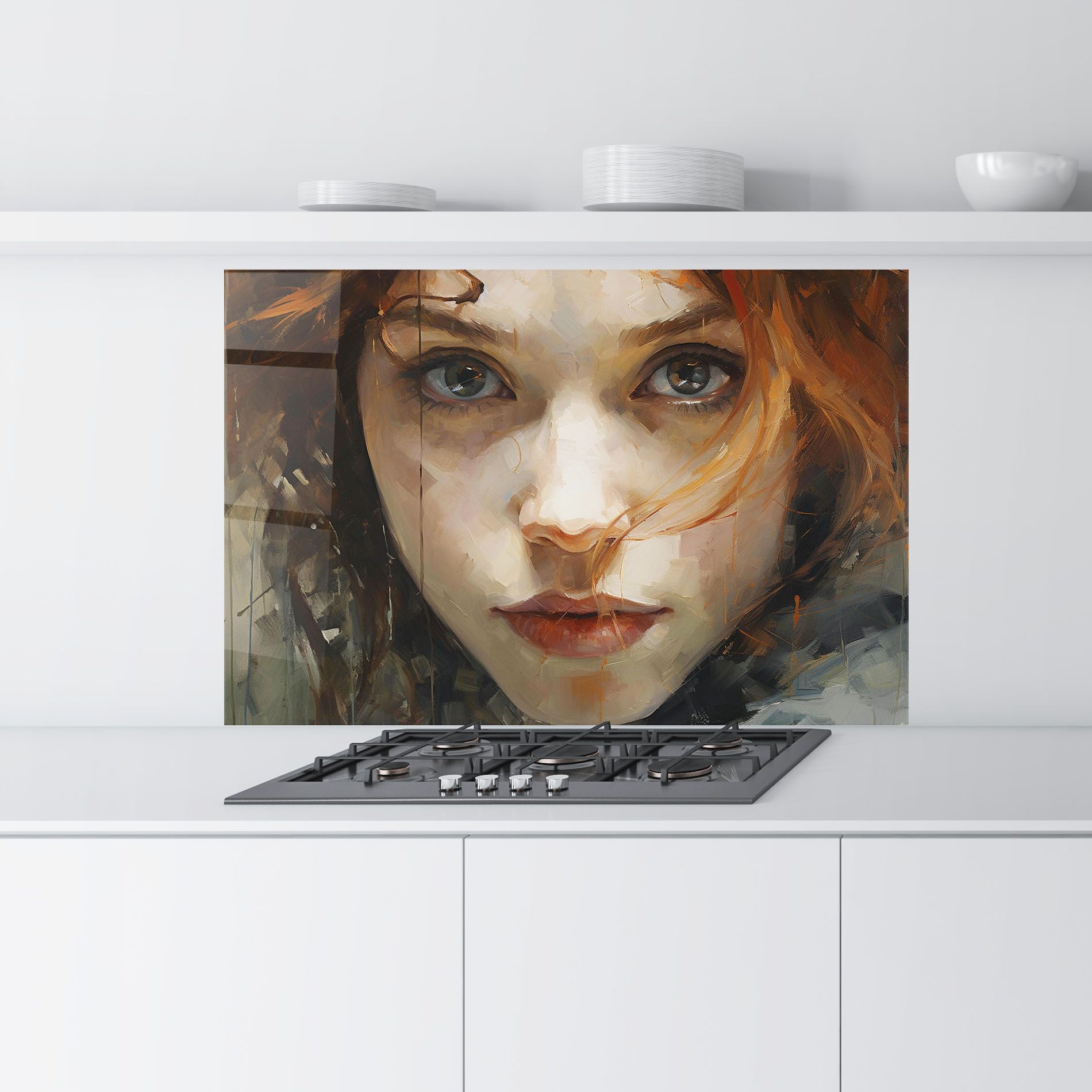 Portrait Oil Painting mockup 9
