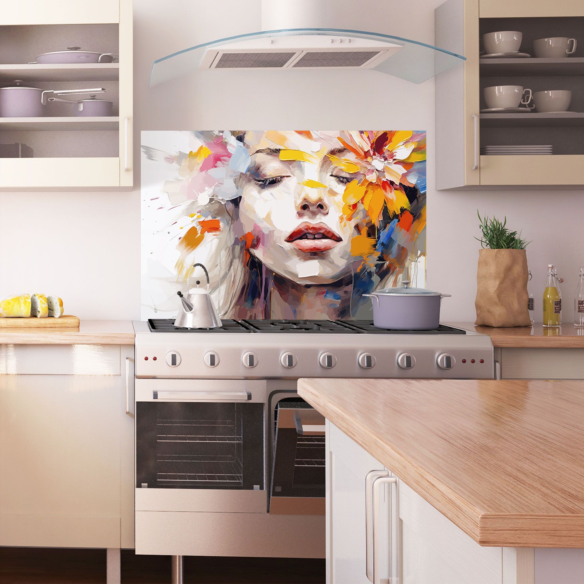 Oil Flower Portrait mockup 1