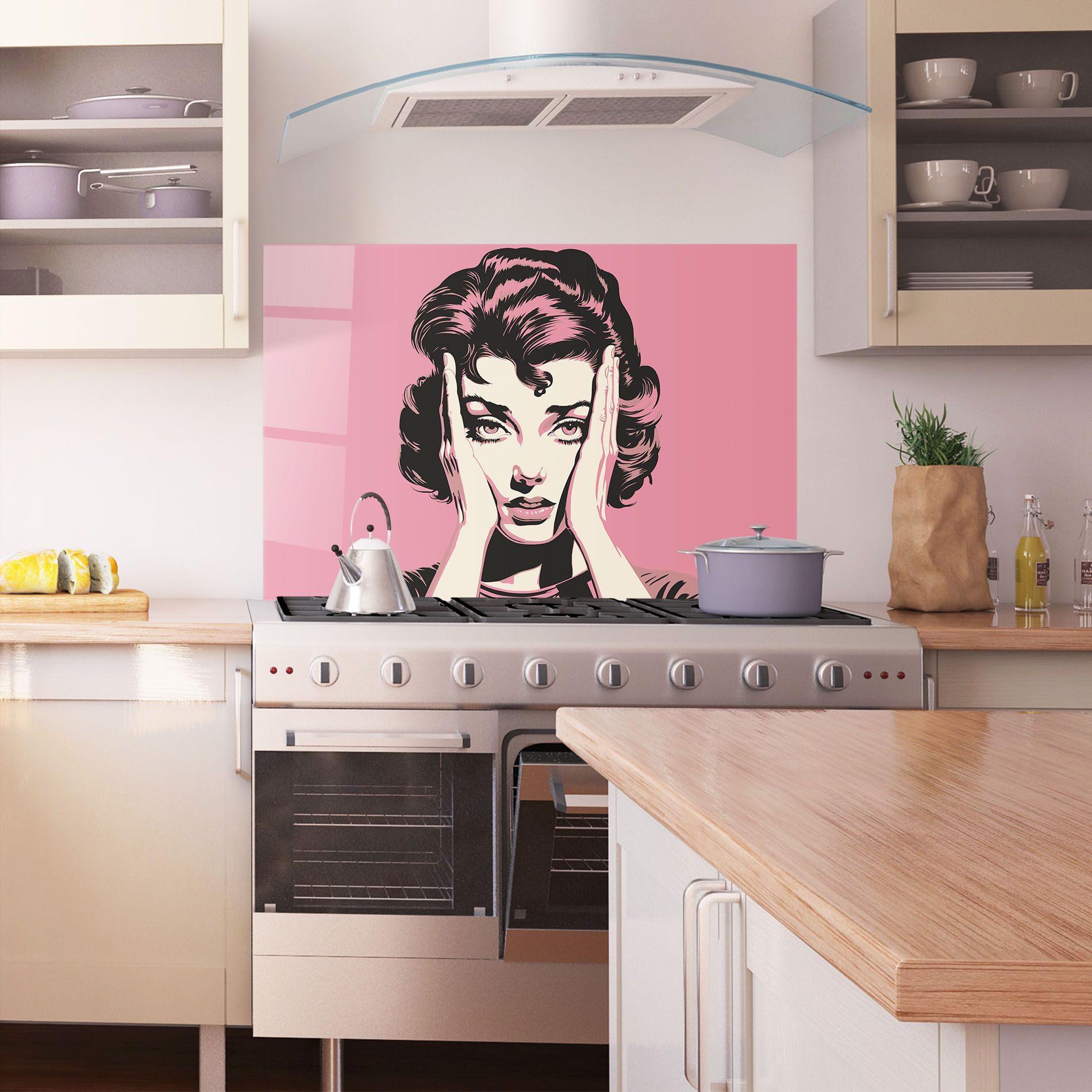 Pink Light Portrait mockup 1