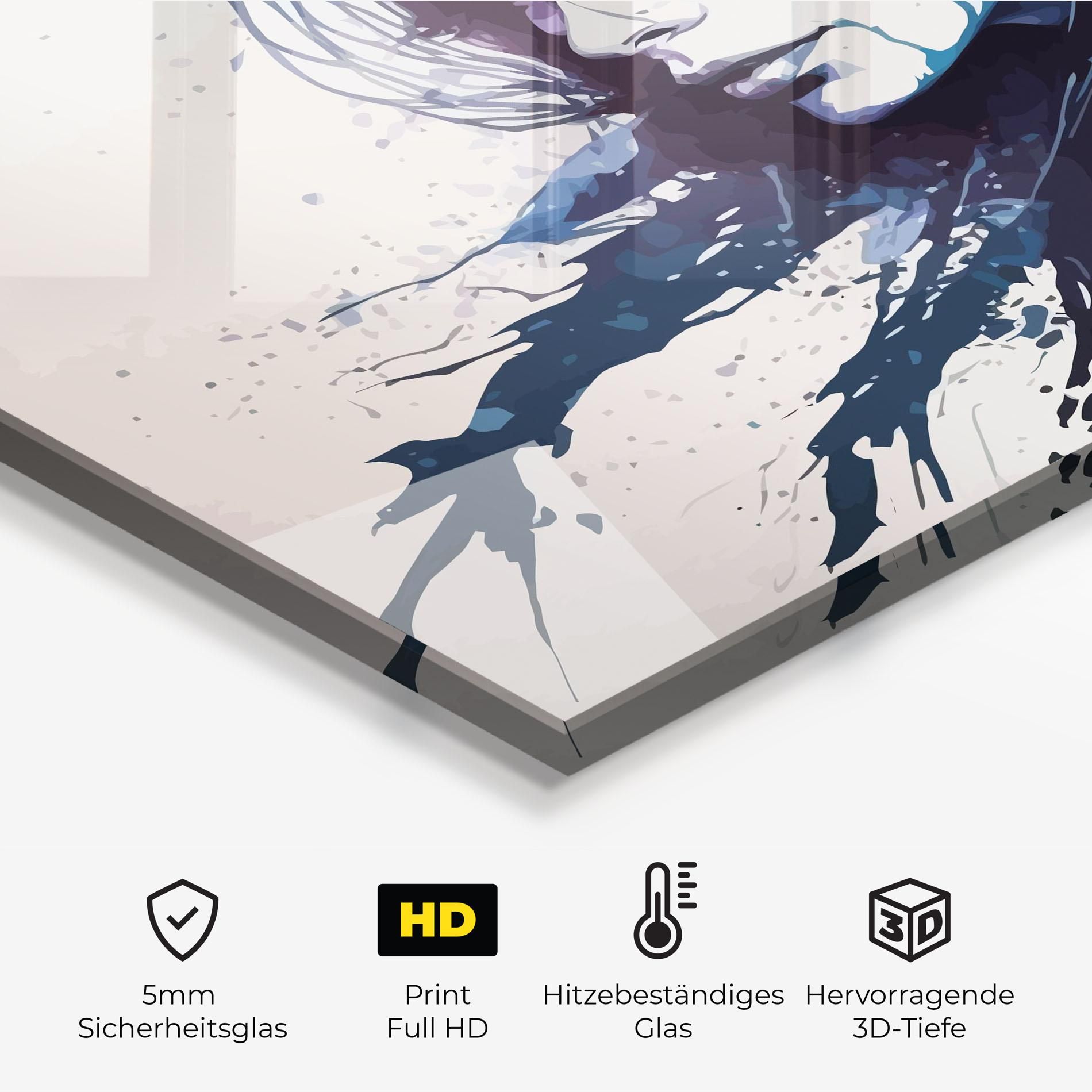 Blue Hair Portrait mockup 2