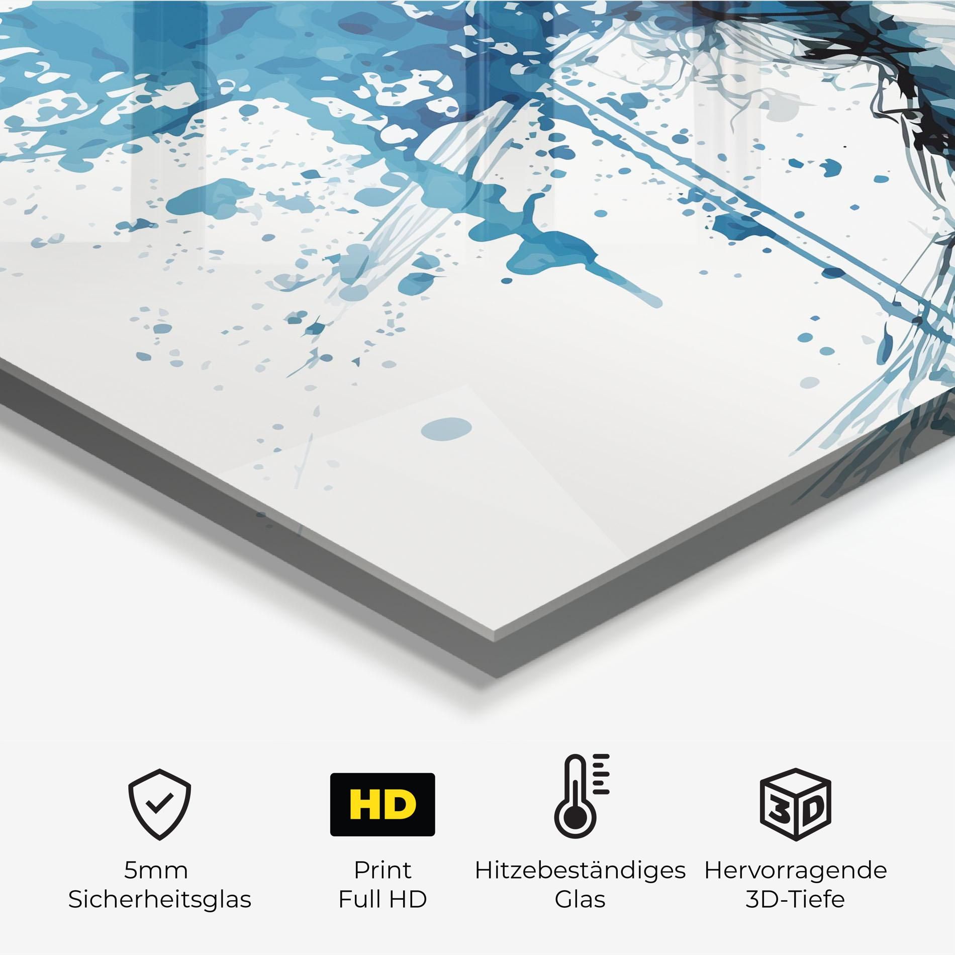 Blue Splash Portrait mockup 2