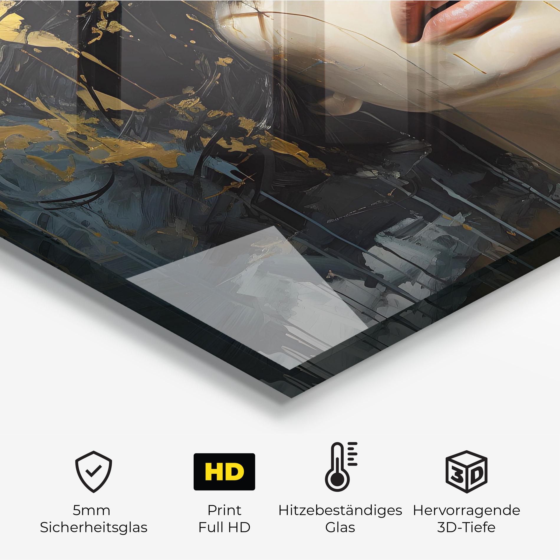 Closed Eyes Woman mockup 2