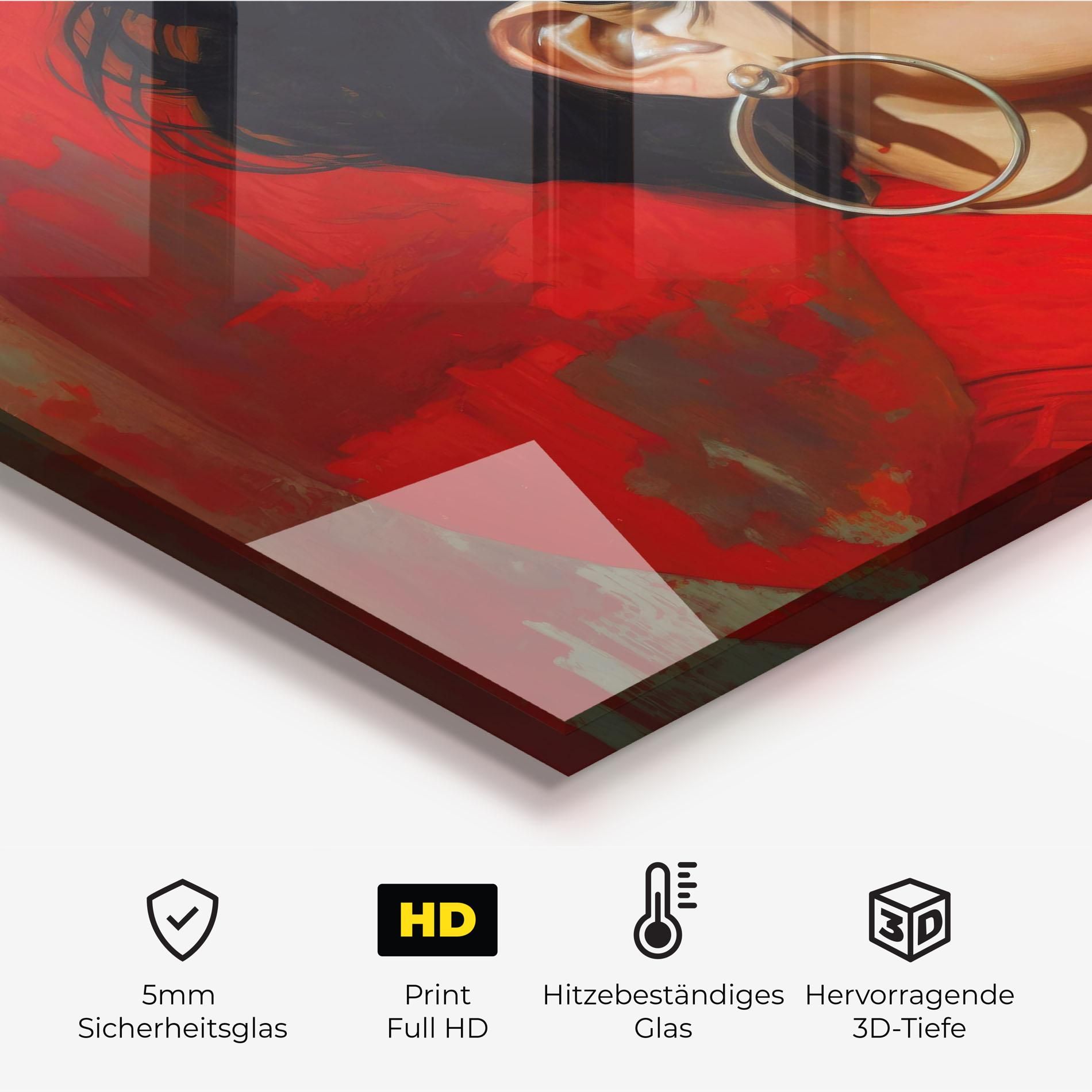 Hoop Earrings Woman mockup 2