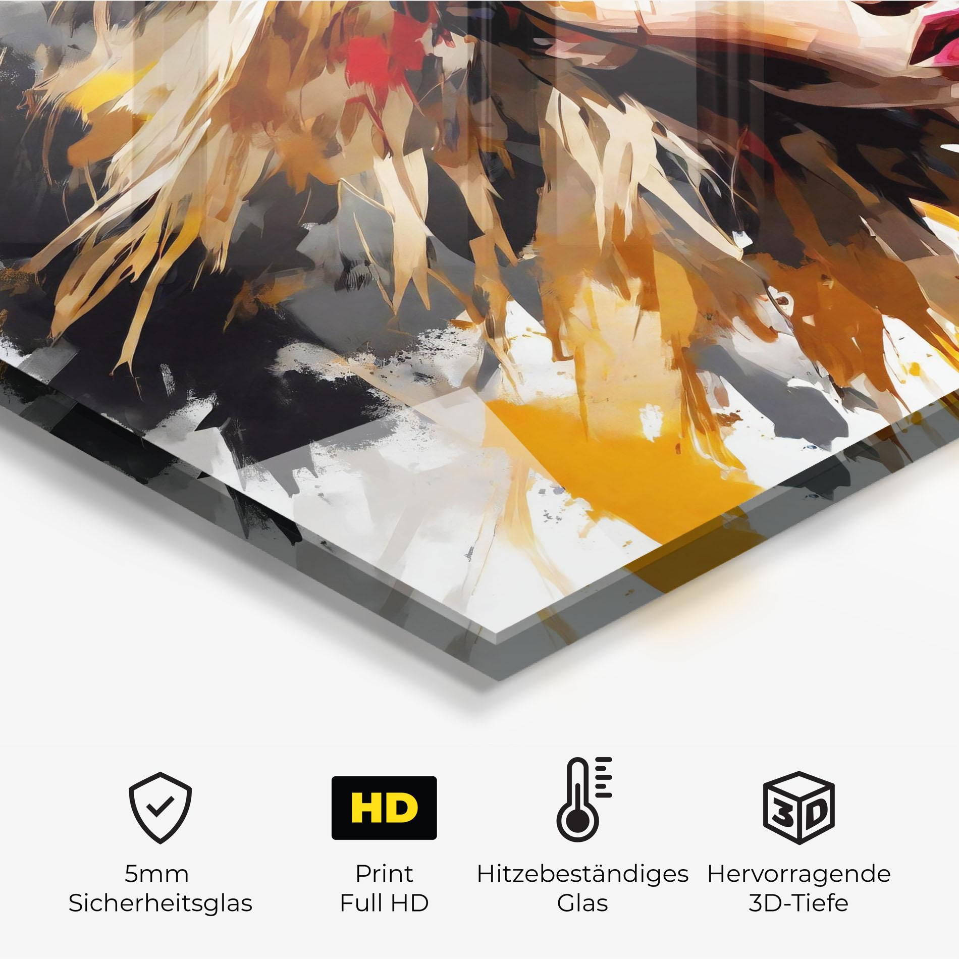 Multicolored Splash Woman mockup 2