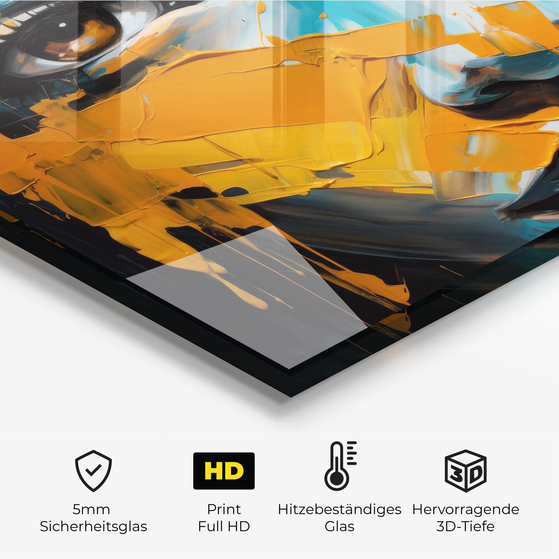 Orange Paint Portrait mockup 2