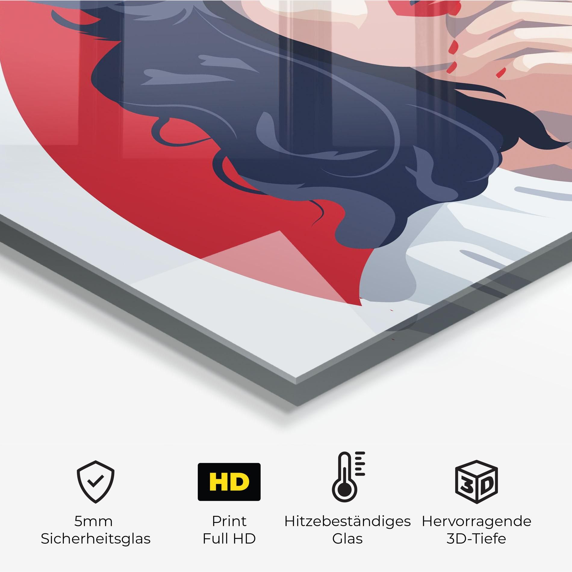 Red Lips Portrait mockup 2