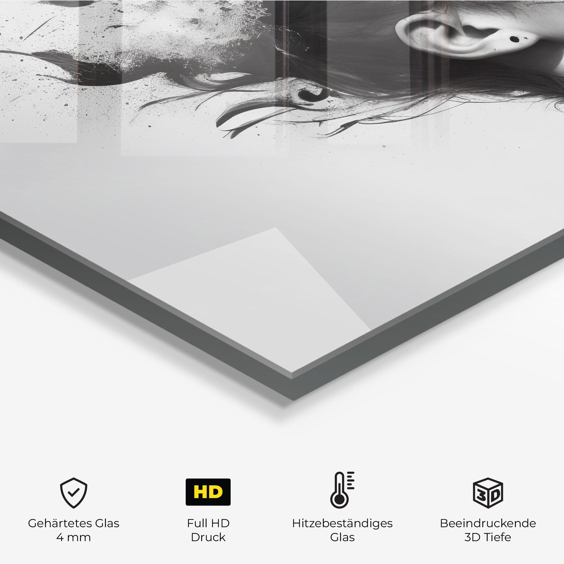 Küchenrückwand Glas Freedom mockup 2