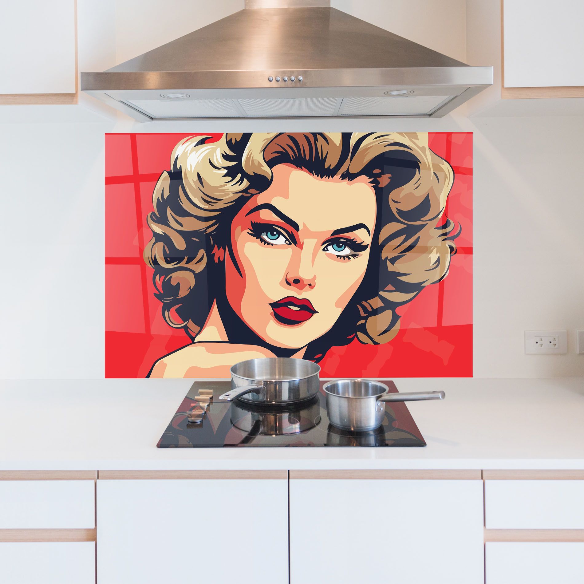 Blue Eyes Portrait mockup 5