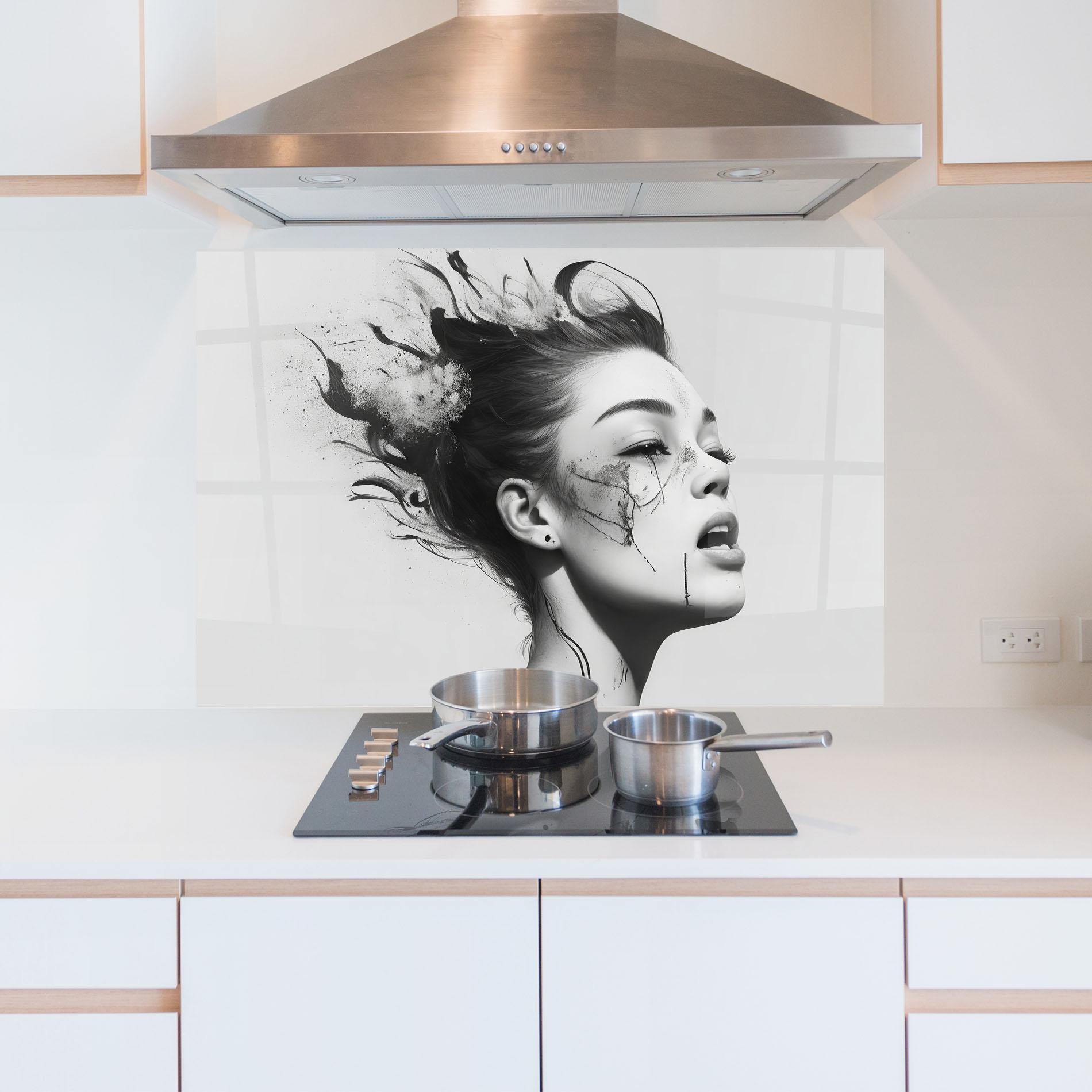 Küchenrückwand Glas Freedom mockup 5