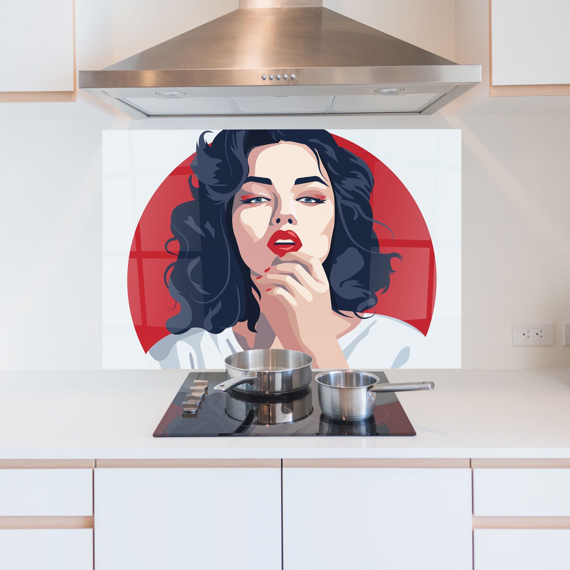 Red Lips Portrait mockup 5