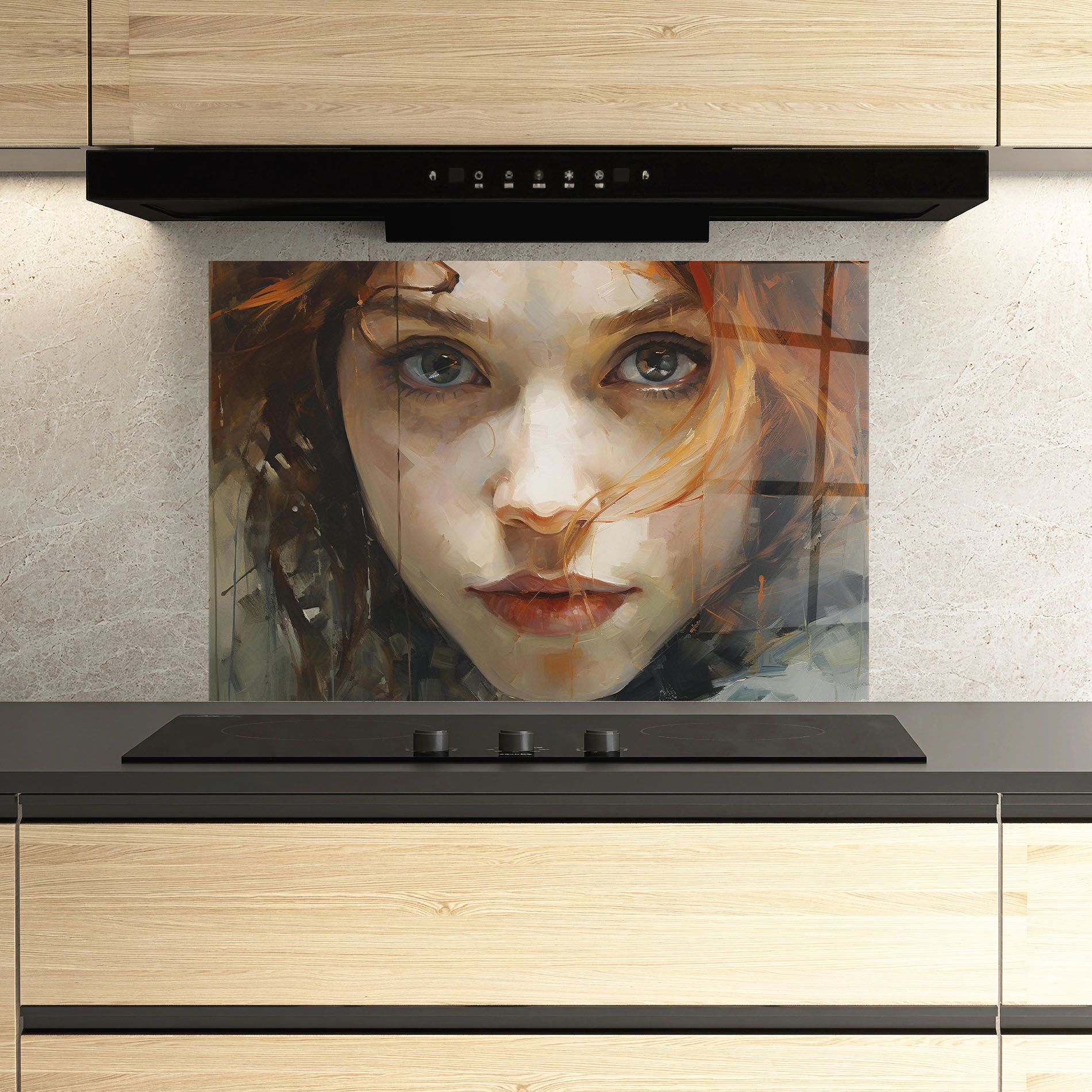 Portrait Oil Painting mockup 3