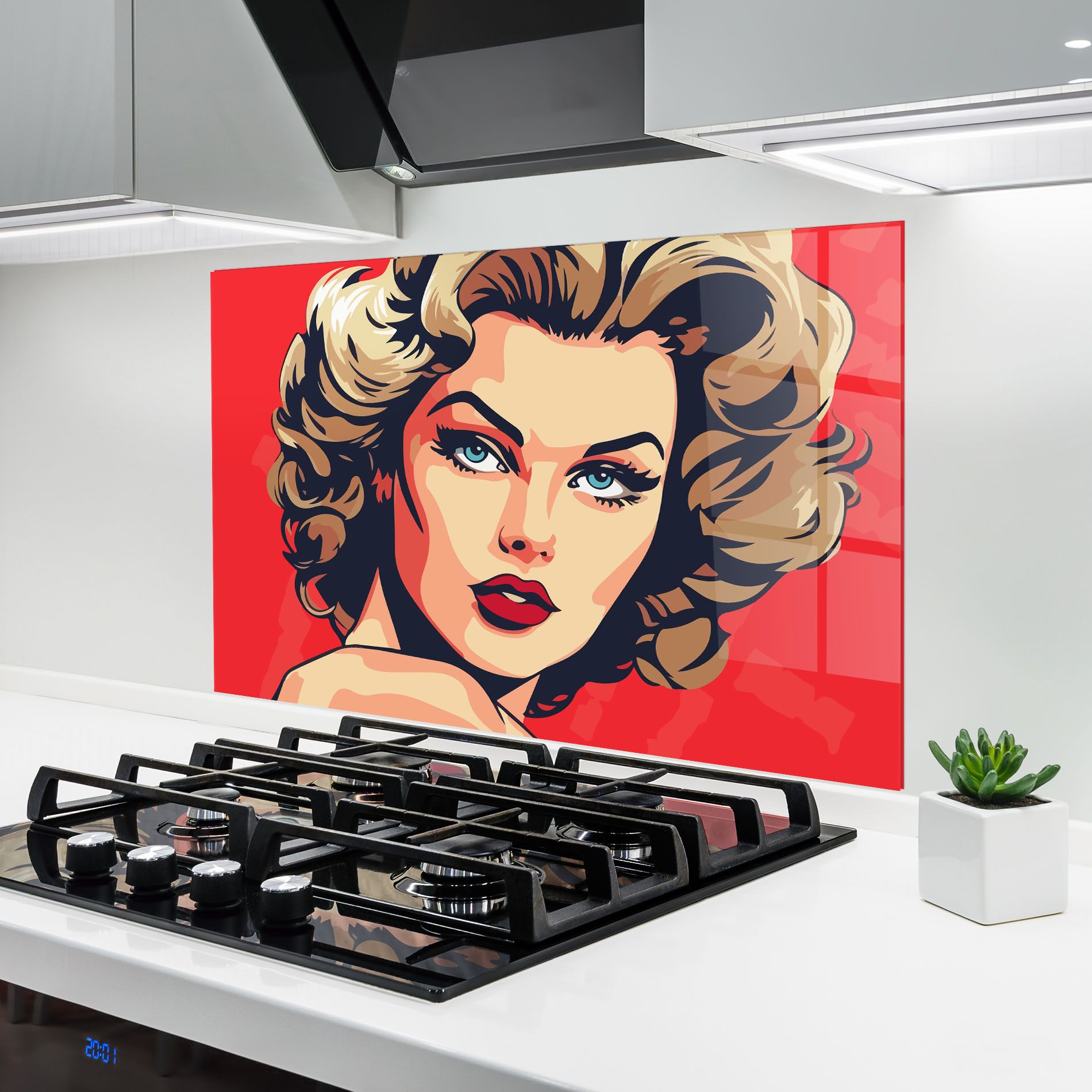 Blue Eyes Portrait mockup 6